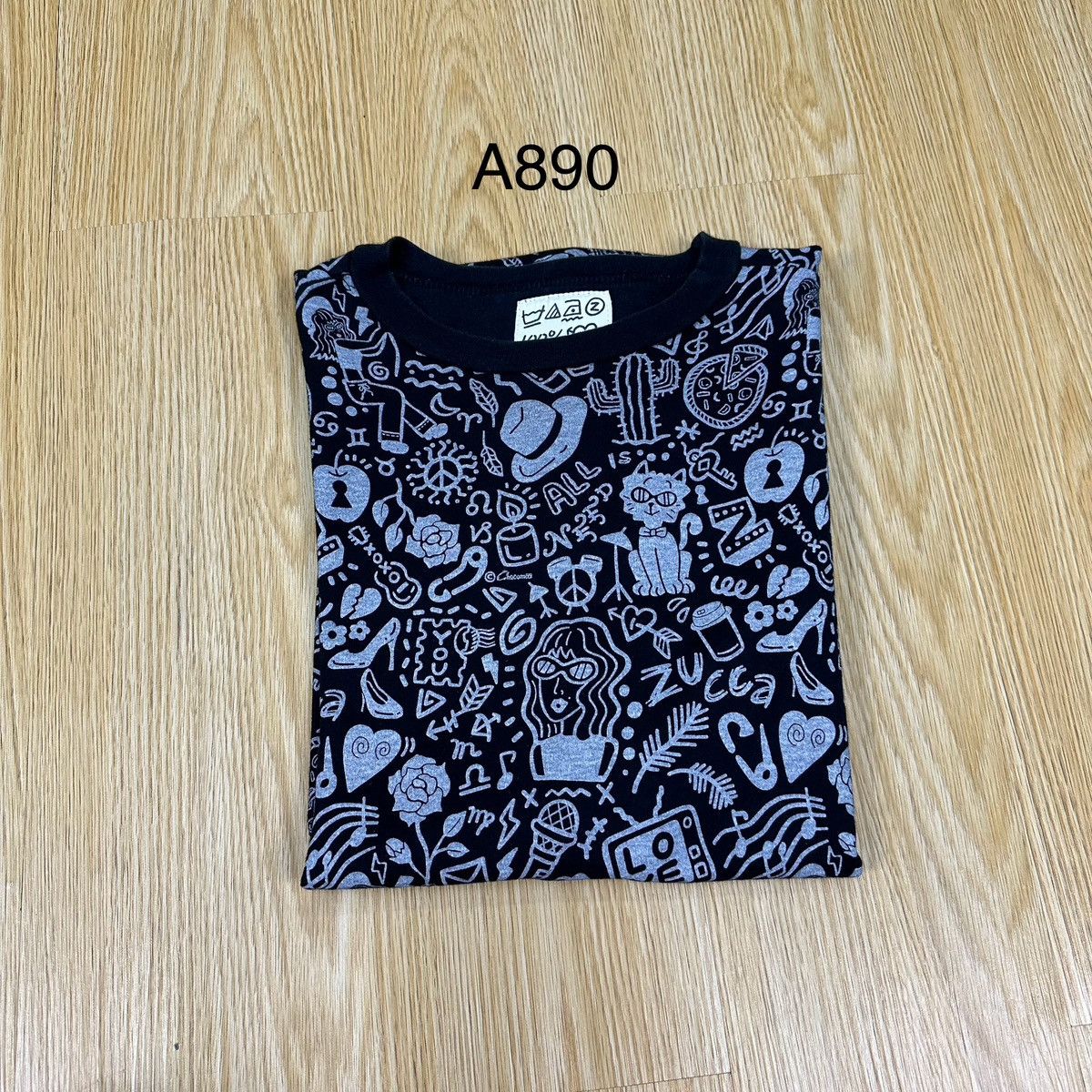 Issey Miyake Cabane de Zucca Issey Miyake Love Fullprint Tshirt A890 Size US M / EU 48-50 / 2 - 11 Thumbnail