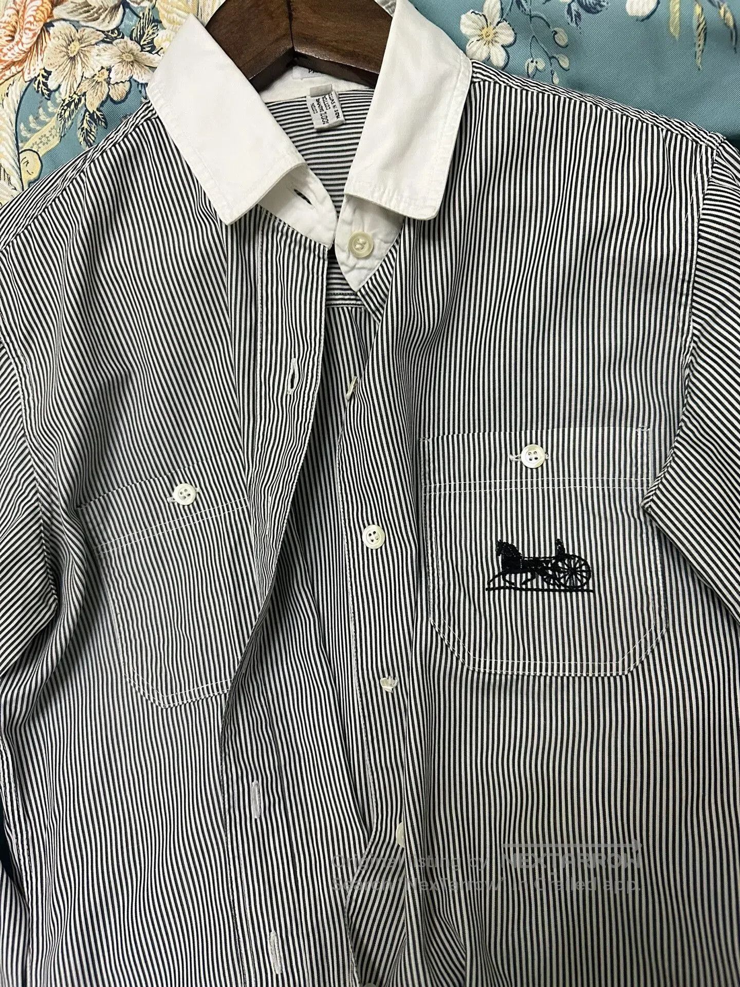 Other Celine Vintage Striped Shirt For Women. Size M / US 6-8 / IT 42-44 - 2 Thumbnail