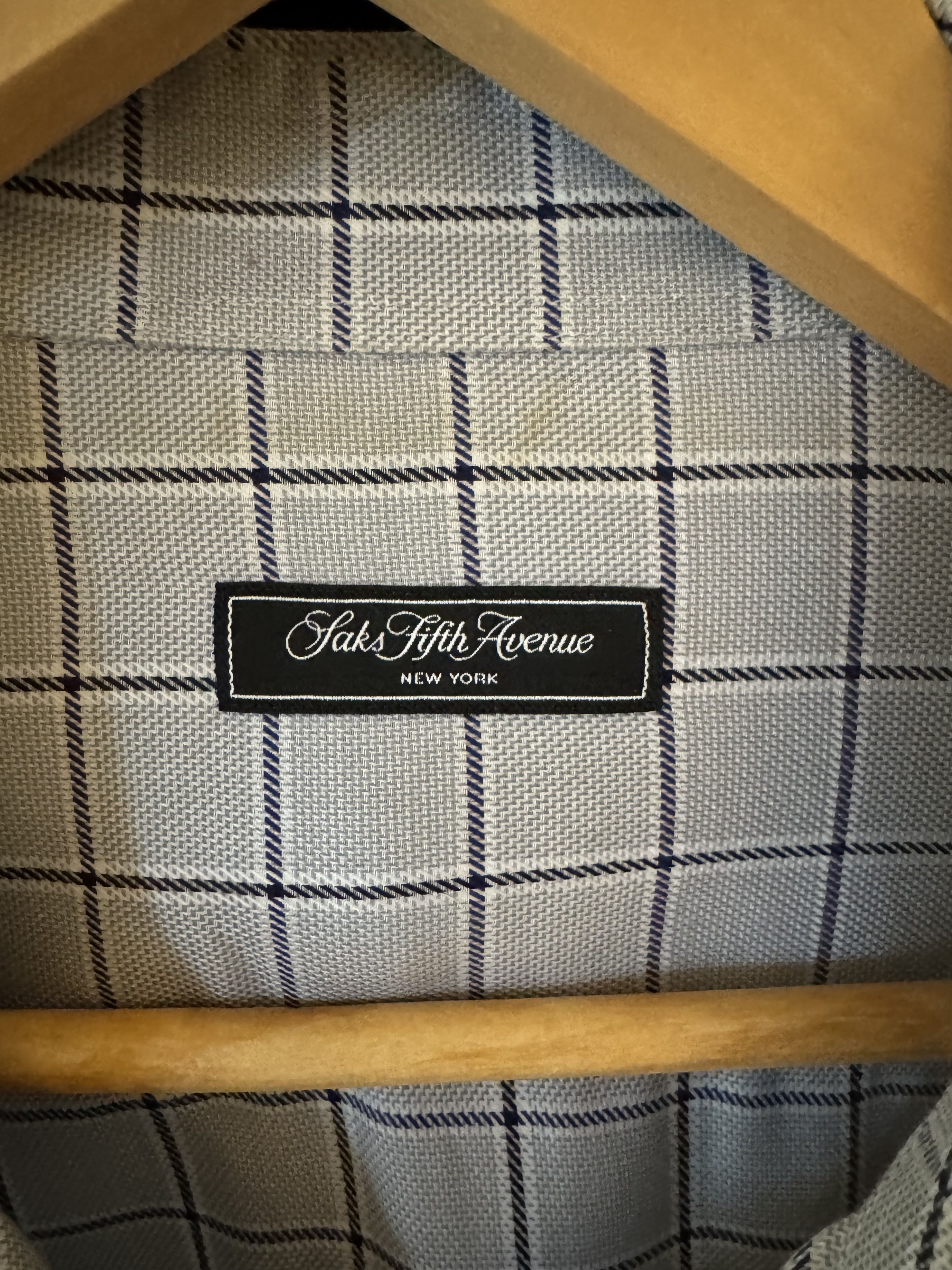 Saks Fifth Avenue Saks Fifth Ave Dress Shirt. US L. Gently Used Size US L / EU 52-54 / 3 - 1 Thumbnail