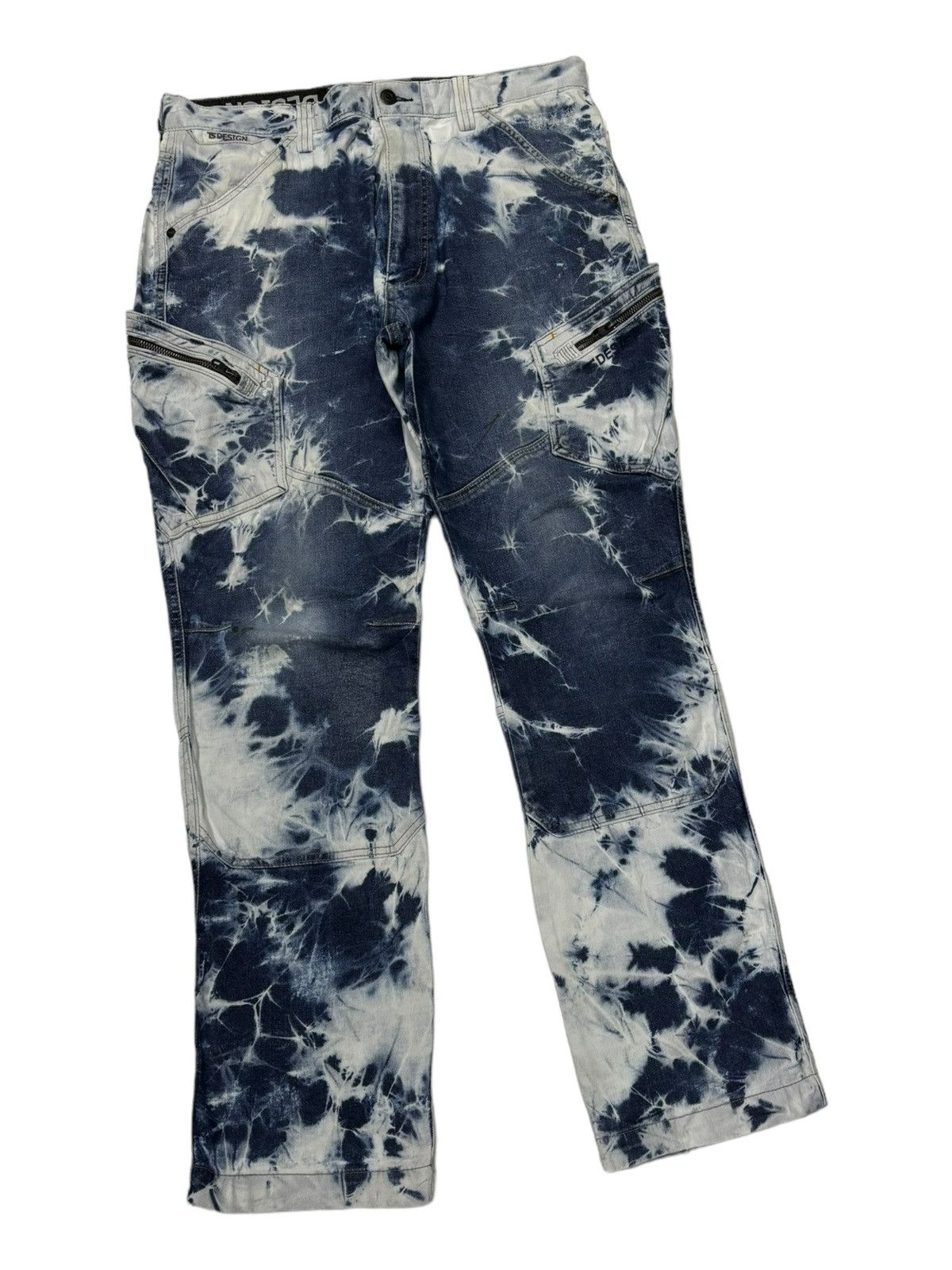 Beauty Beast BLEACH TS DESIGN MULTI POCKET CARGO PANTS Size US 34 / EU 50 - 3 Thumbnail