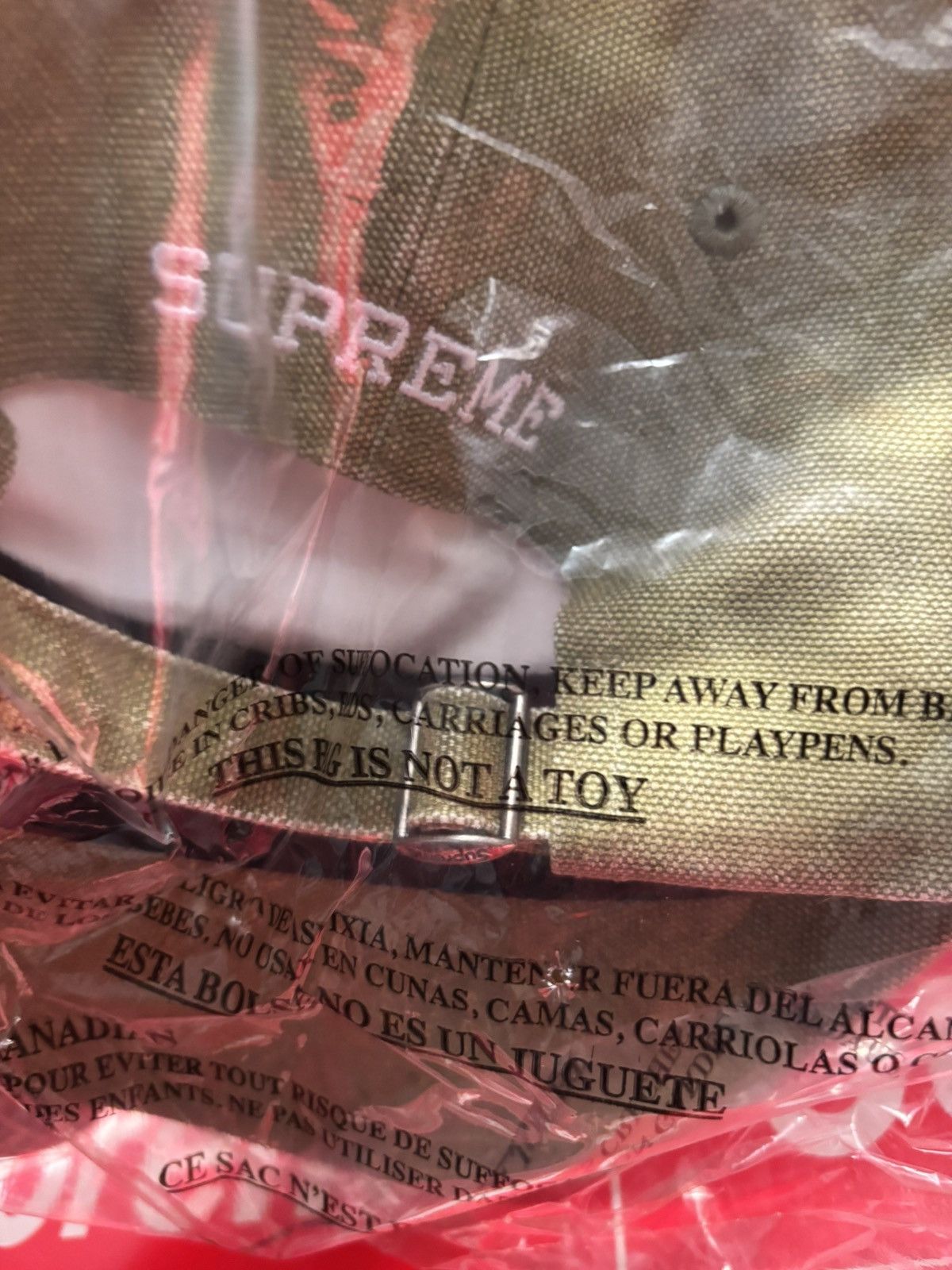 Supreme SUPREME Pigment Coated Canvas S Logo 6 panel SS23 Size ONE SIZE - 5 Thumbnail