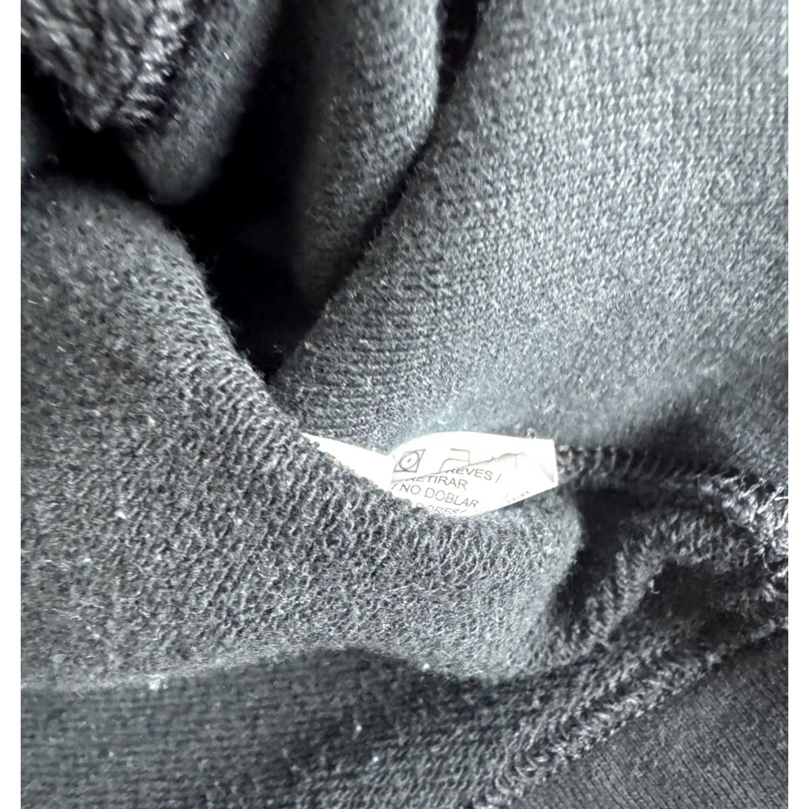 Nike VINTAGE Nike Sweatshirt Womens XS Black Cropped Crewneck Logo Swoosh L/S 56323 Size XS / US 0-2 / IT 36-38 - 6 Thumbnail