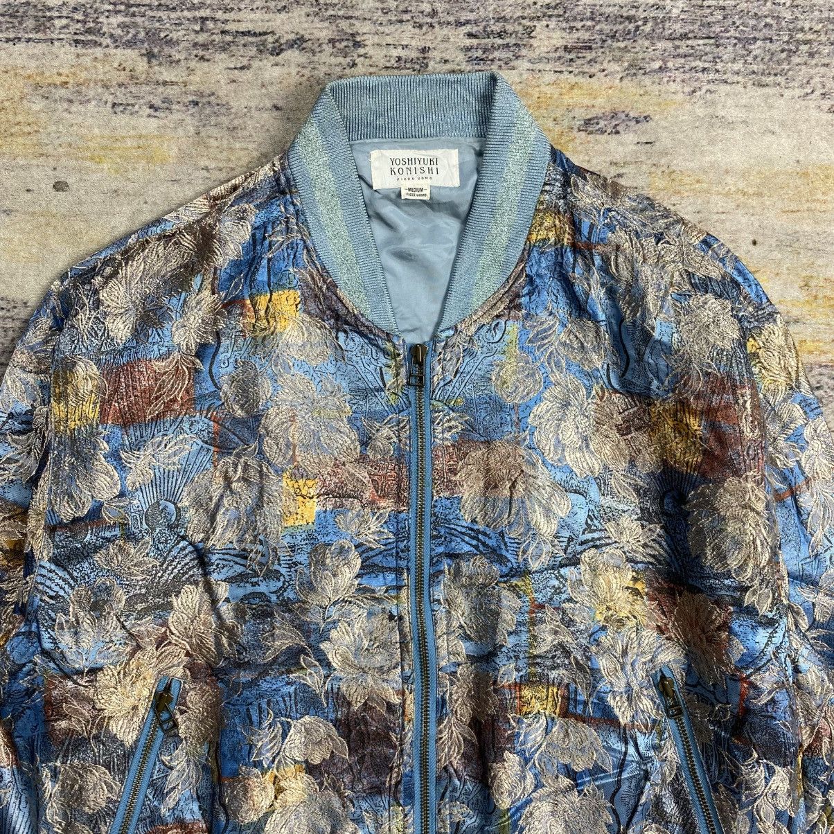 Japanese Brand × Yoshiyuki Konishi Vintage Yoshiyuki konishi Jacquard bomber jacket Size US M / EU 48-50 / 2 - 3 Thumbnail
