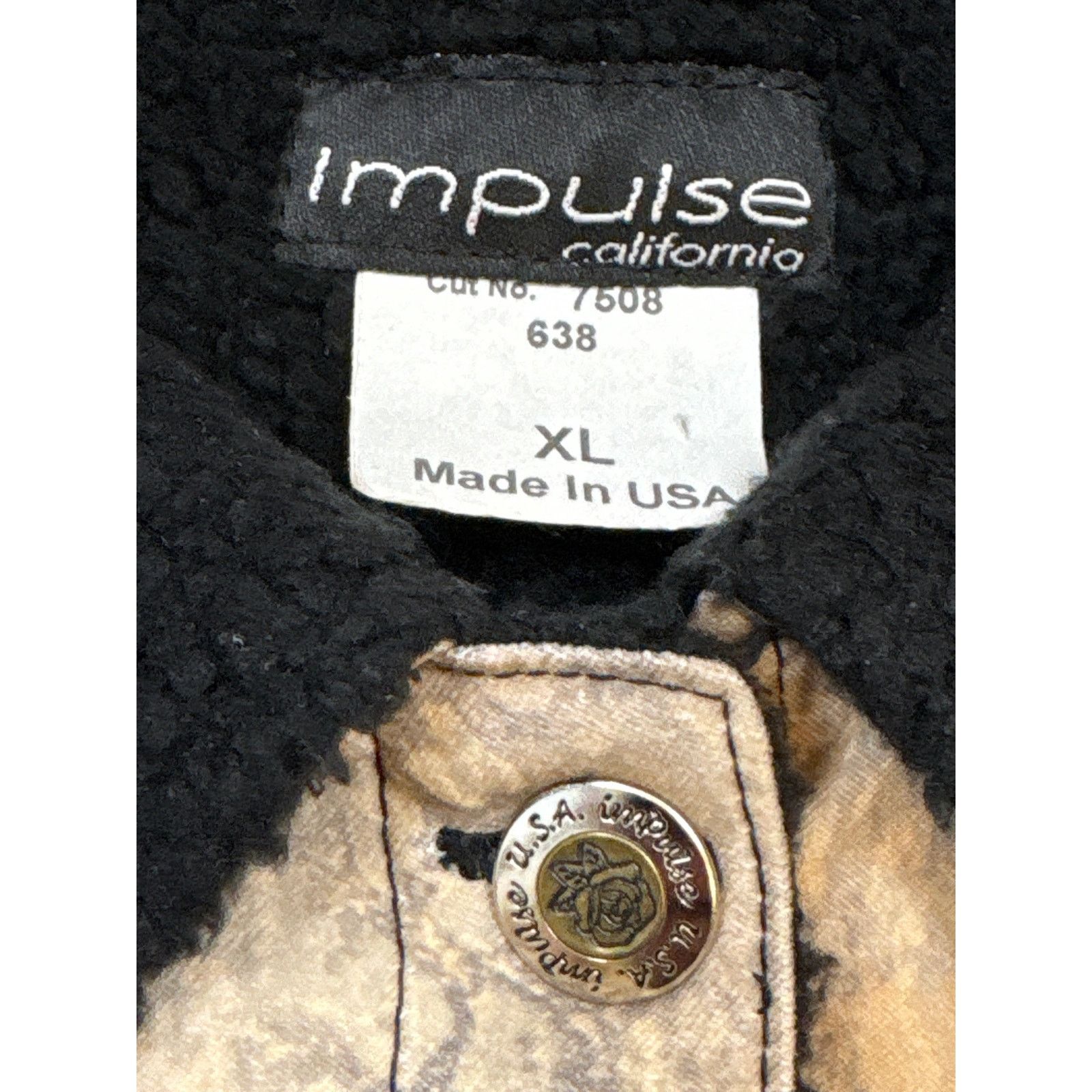 Impulse Vintage 90s Impuse faux Animal Print patchwork XL coat Size XL / US 12-14 / IT 48-50 - 3 Thumbnail