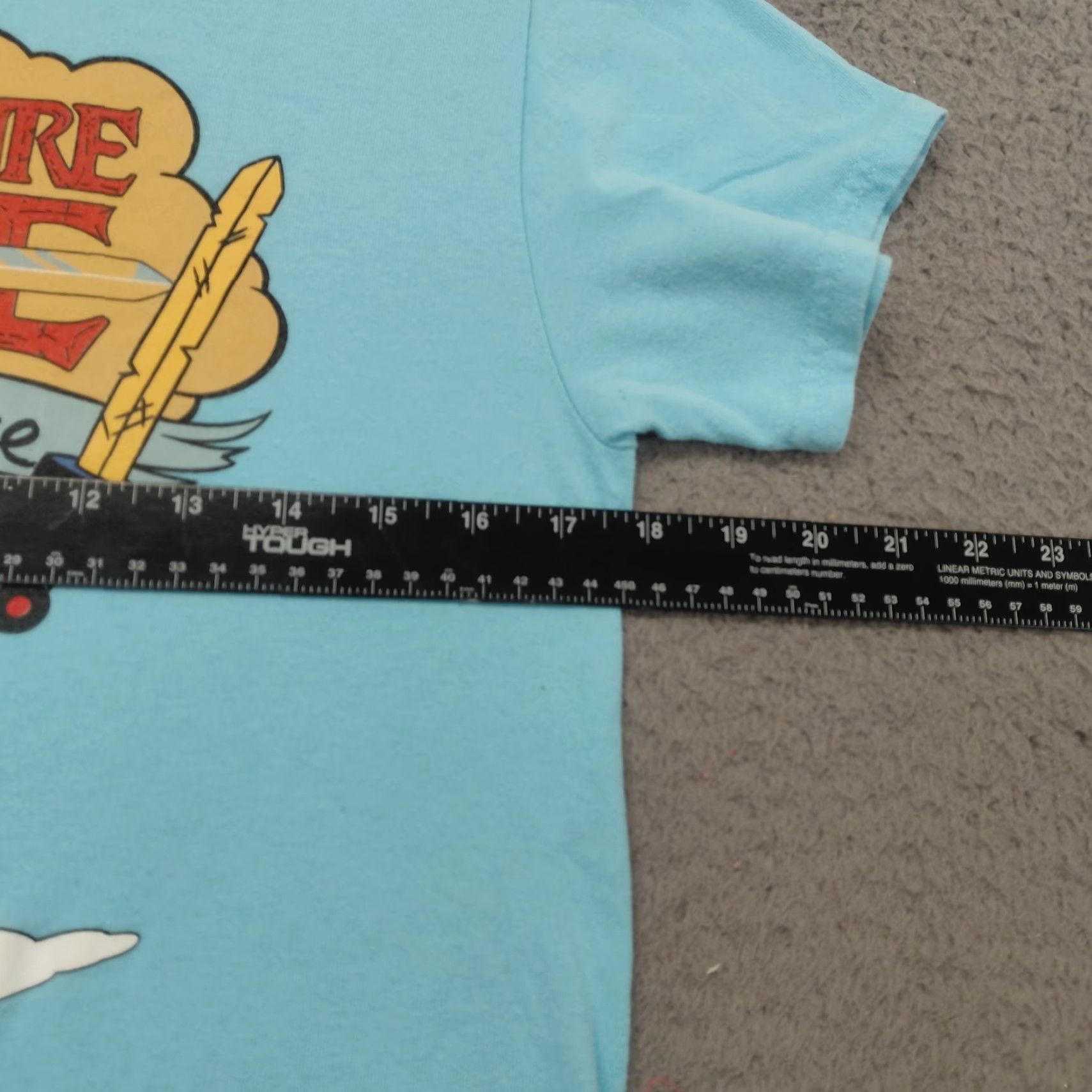 Vintage Adventure Time Tshirt Men Small Blue Cartoon Graphic Shirt Size US S / EU 44-46 / 1 - 4 Thumbnail