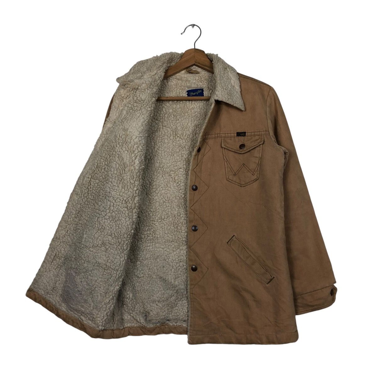 Wrangler 🔥VINTAGE CHORE JACKET WRANGLER USA PERMANENT PRESS Size US M / EU 48-50 / 2 - 13 Thumbnail