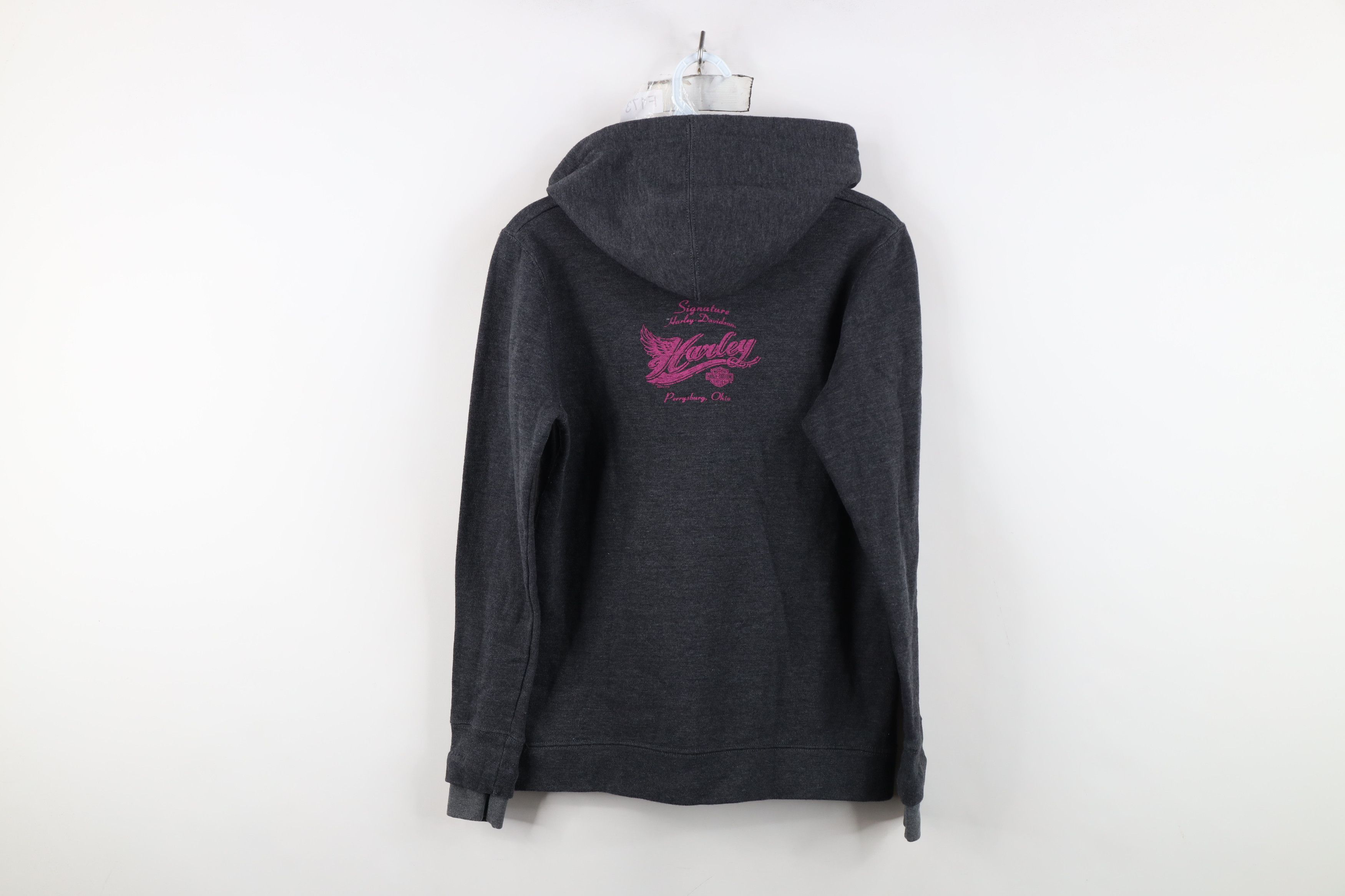 Harley Davidson Vintage Y2K Harley Davidson Spell Big Logo Hoodie Sweatshirt Size US S / EU 44-46 / 1 - 12 Thumbnail