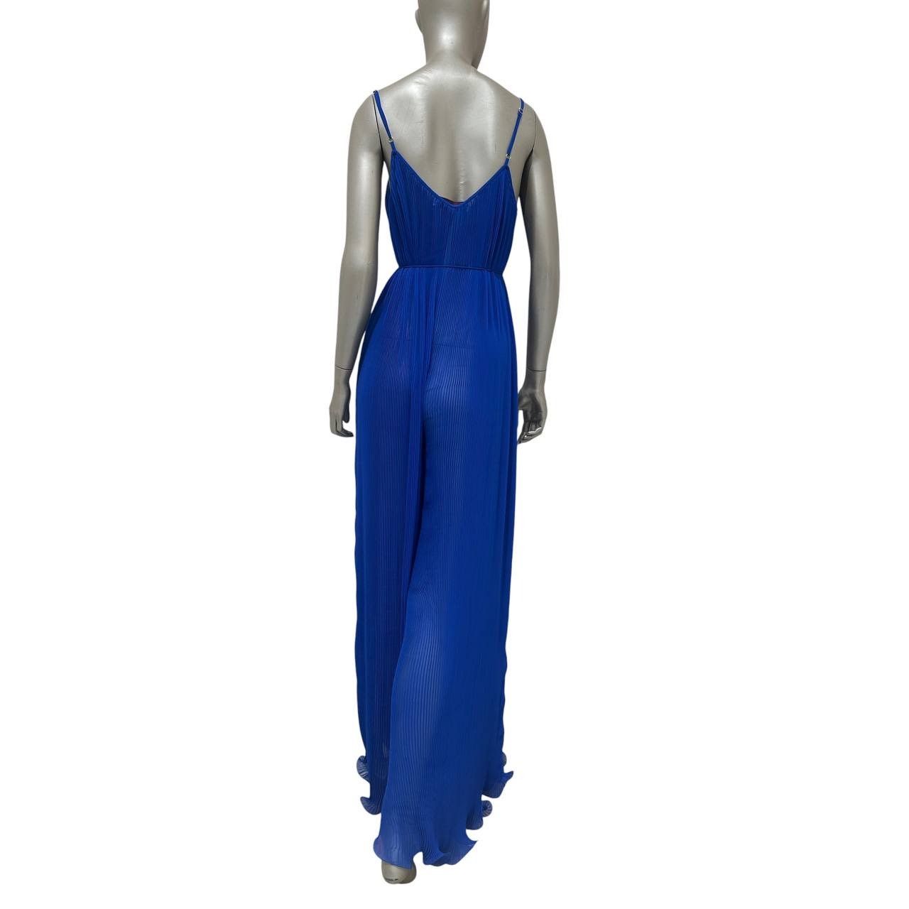 Stella McCartney Stella McCartney Blue Pleated Maxi Dress sz.38 Size XS / US 0-2 / IT 36-38 - 3 Thumbnail
