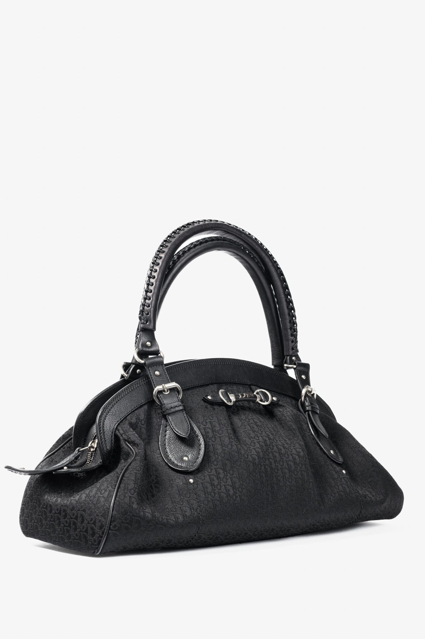 Dior Christian Dior My Dior Black Logo-Jacquard Frame Bag Size ONE SIZE - 2 Thumbnail