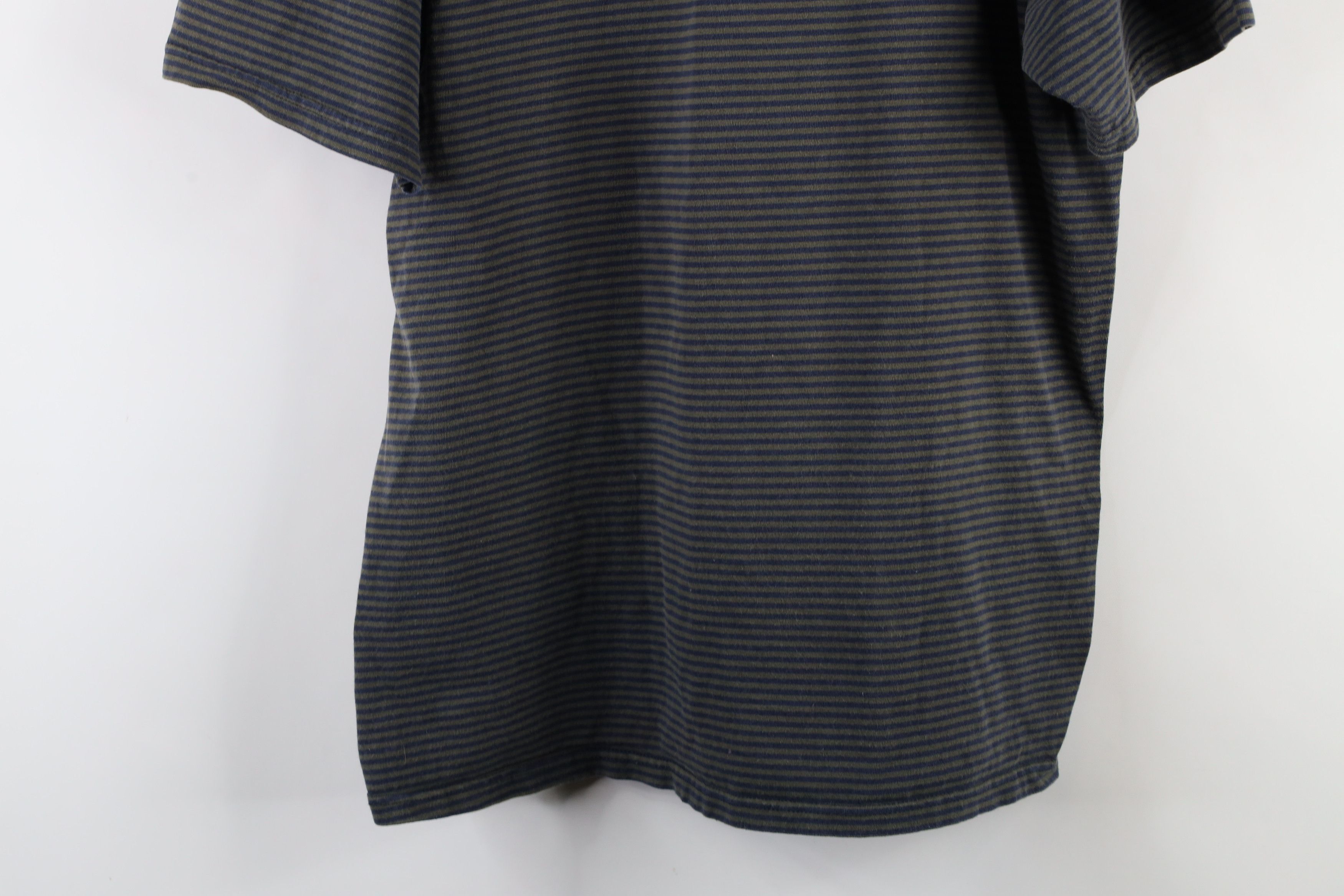 Vintage Vintage 90s Streetwear Striped Short Sleeve T-Shirt Cotton Size US M / EU 48-50 / 2 - 9 Thumbnail