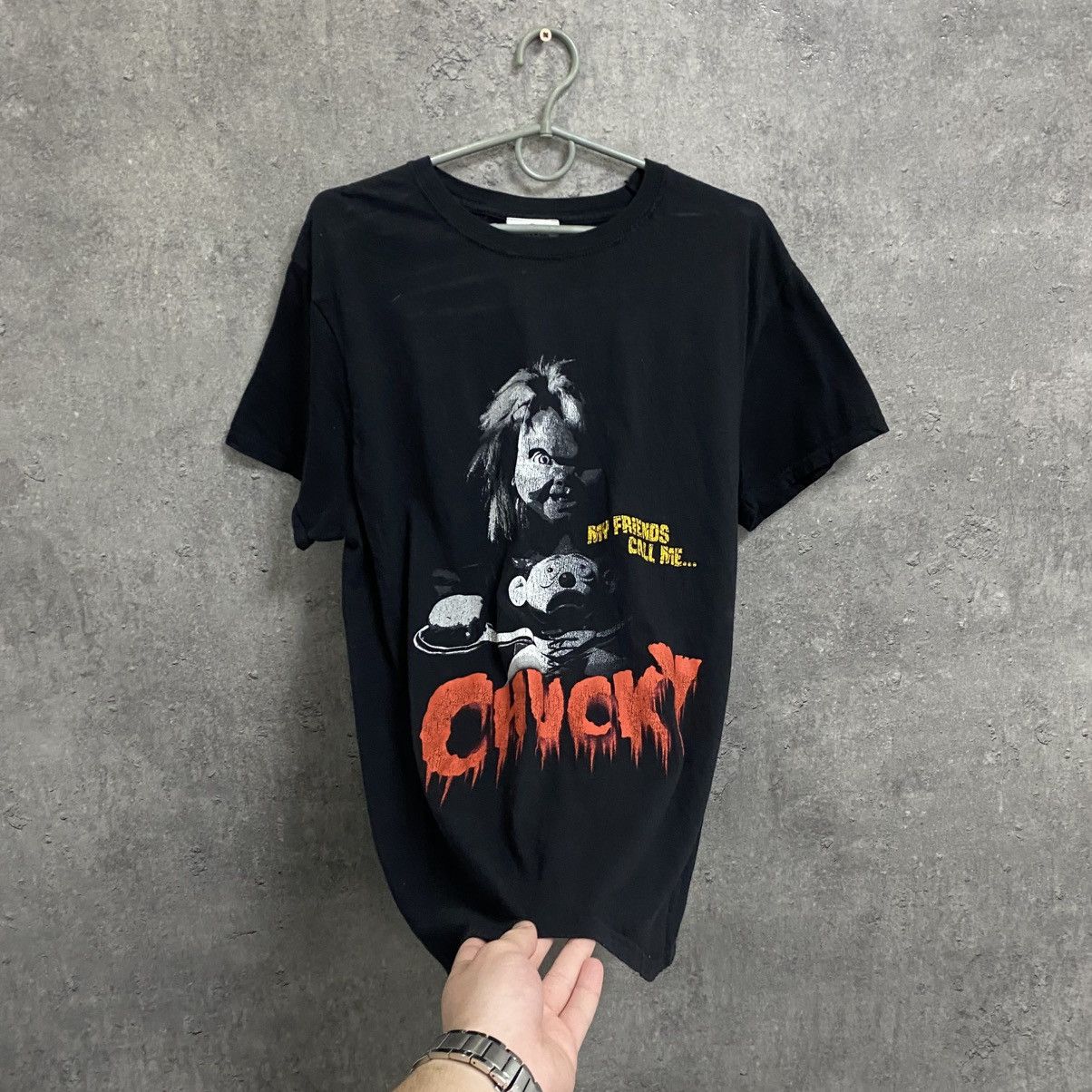Universal Studios Chucky My Friends Call Me Universal Studios T-Shirt Big Logo Size US L / EU 52-54 / 3 - 2 Thumbnail