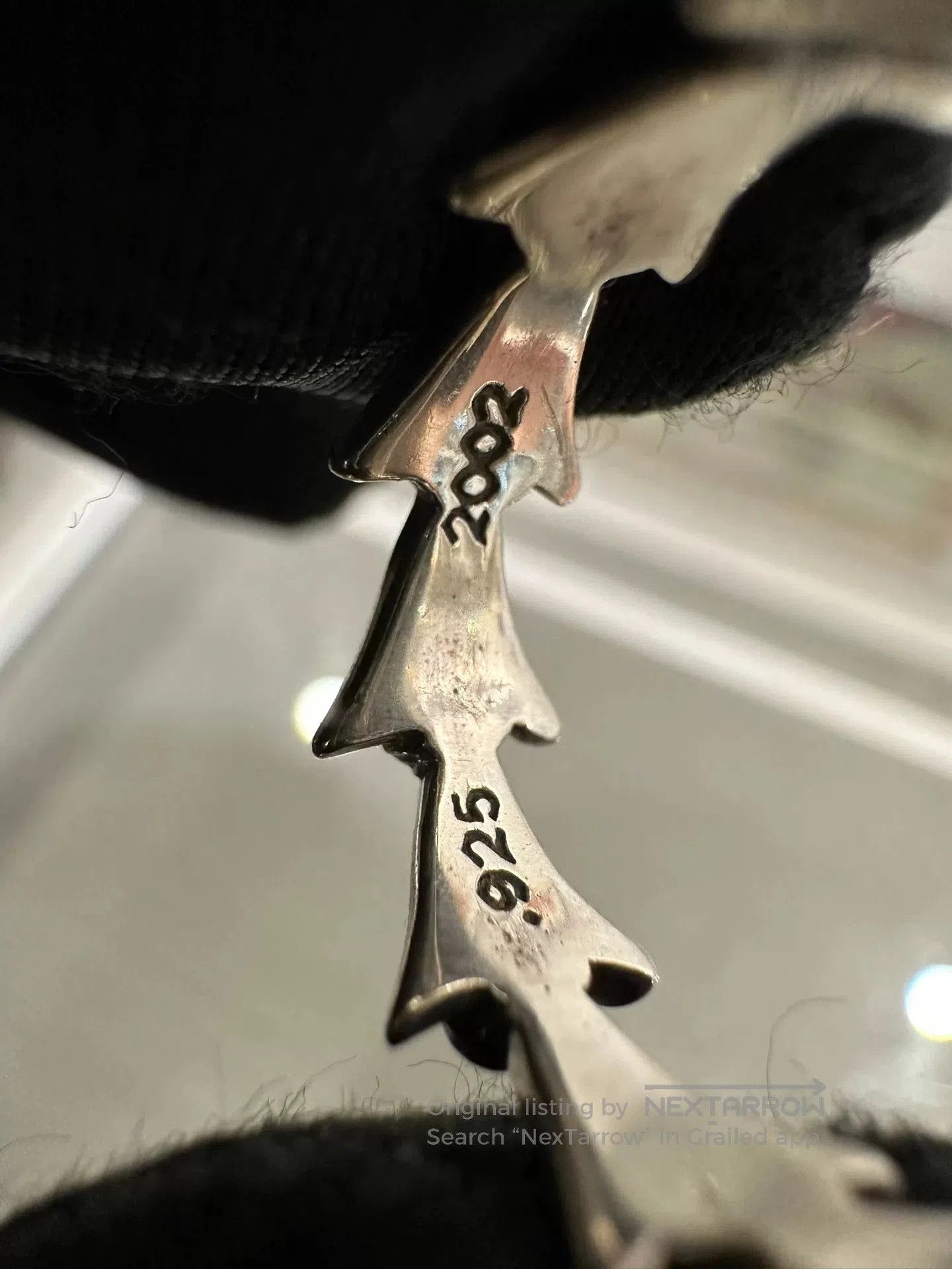 Chrome Hearts Chrome Hearts Fishbone Silver Ring US6. Size ONE SIZE - 6 Thumbnail