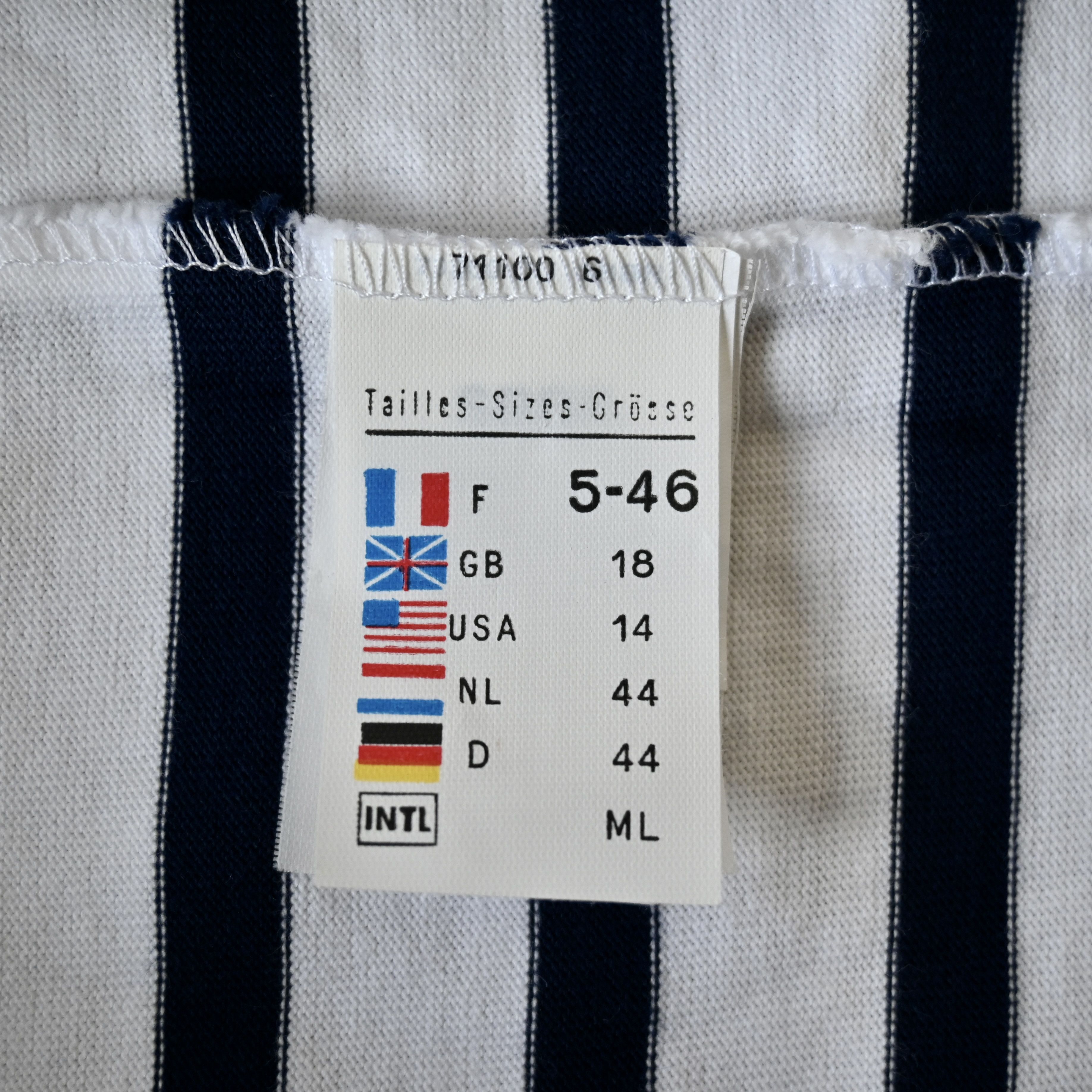 Saint James SAINT JAMES "NAVAL" authentic sailor shirt, 5/ML Size US M / EU 48-50 / 2 - 11 Thumbnail