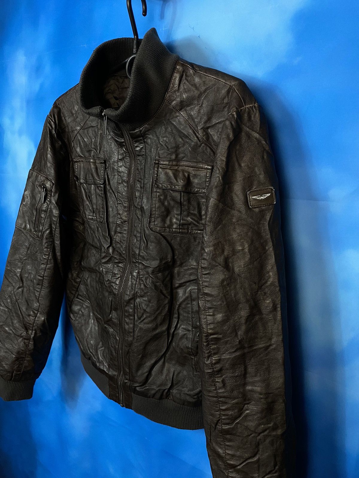 Vintage 🔥 Aston Martin Eco-leather racing jacket 16 years Size US XS / EU 42 / 0 - 3 Thumbnail