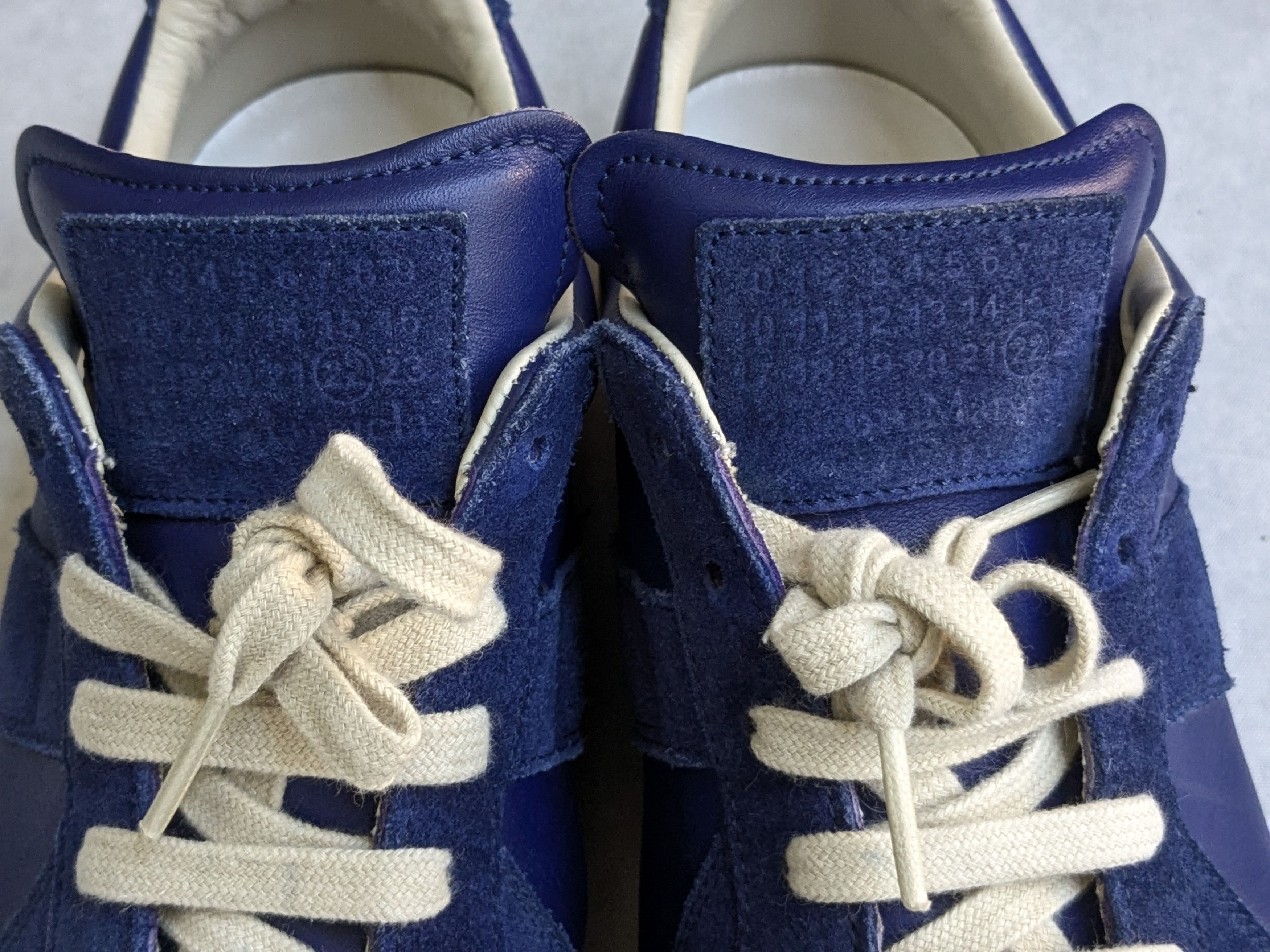 Maison Margiela Maison Margiela GAT Replica Blue 8 41 Gum Low Tops Size US 8 / EU 41 - 8 Thumbnail