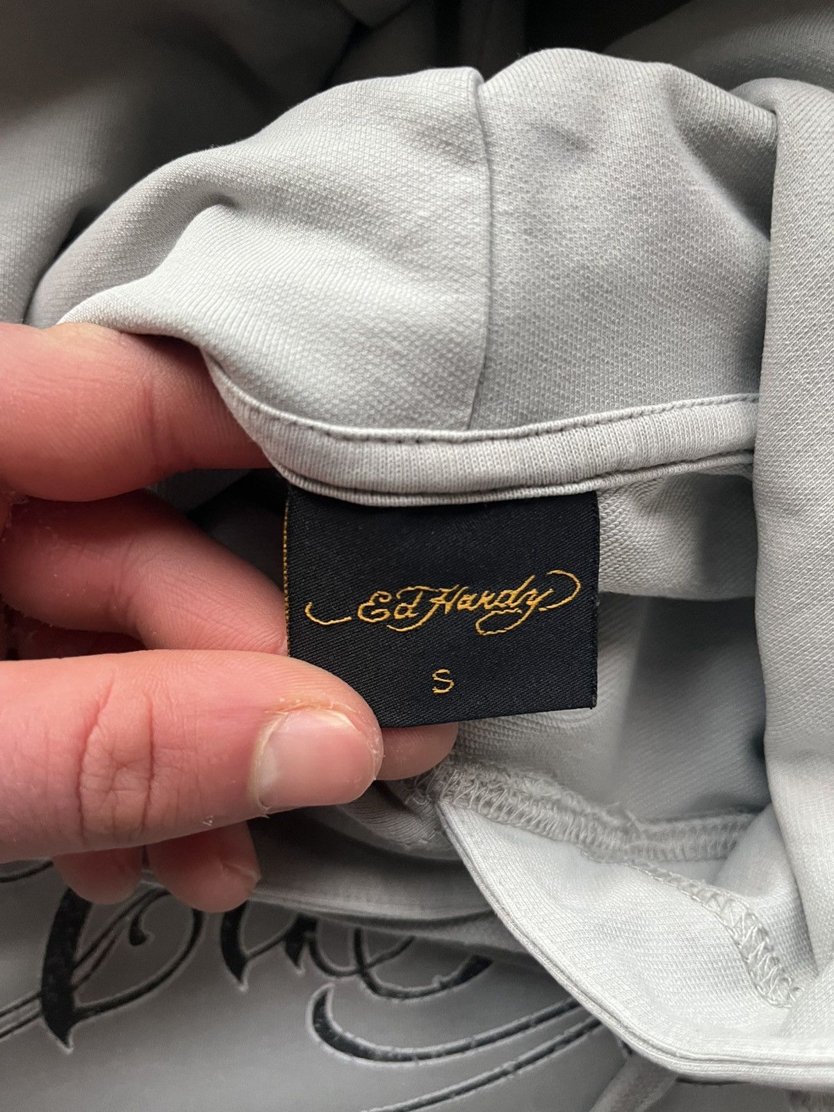 Christian Audigier × Ed Hardy Ed hardy hoodie print y2k boxy cropped streetwear Size US S / EU 44-46 / 1 - 6 Thumbnail