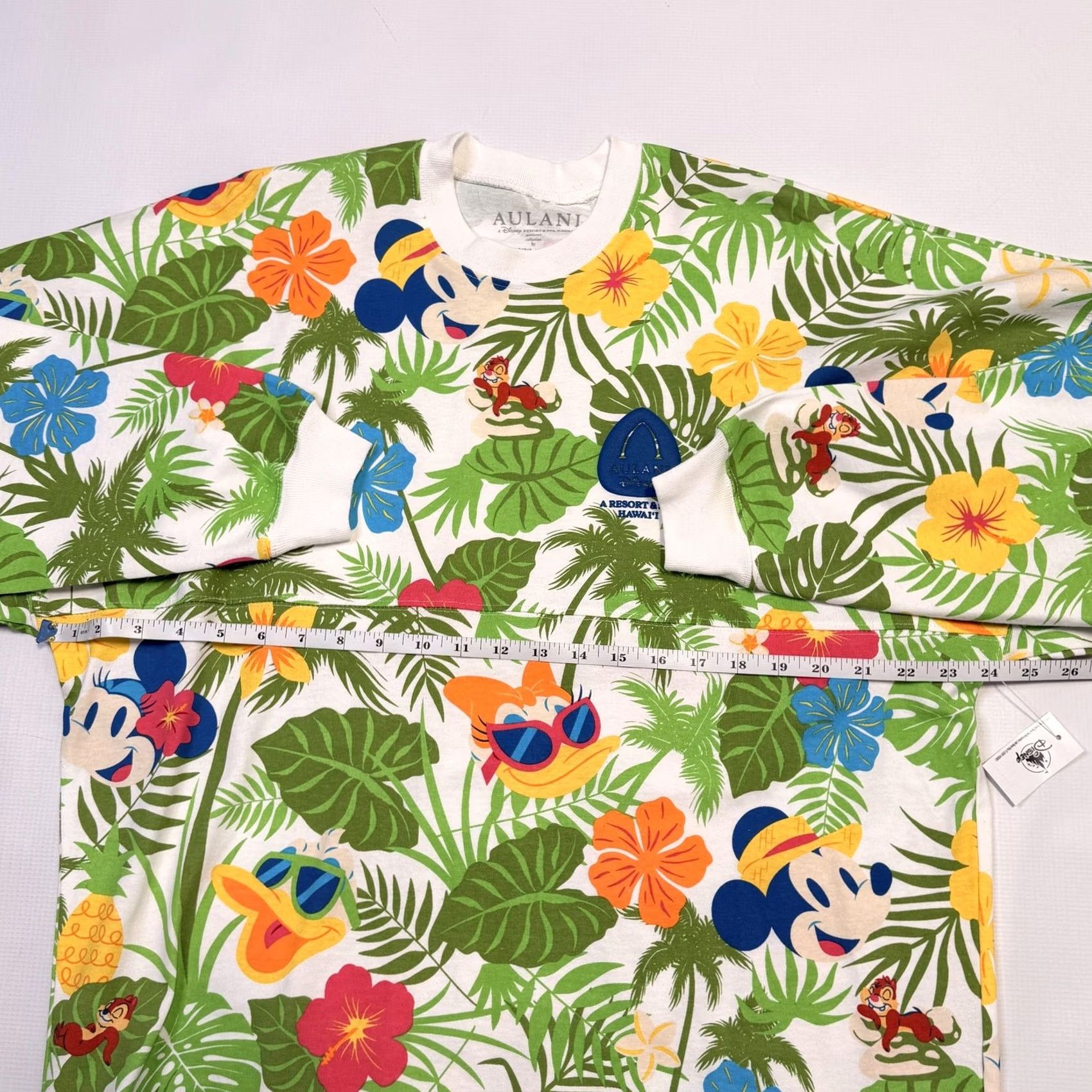 Disney Disney Aulani Resort Hawaii Spirit Jersey Shirt Medium Hibiscus Palm Leaves Size US M / EU 48-50 / 2 - 6 Thumbnail