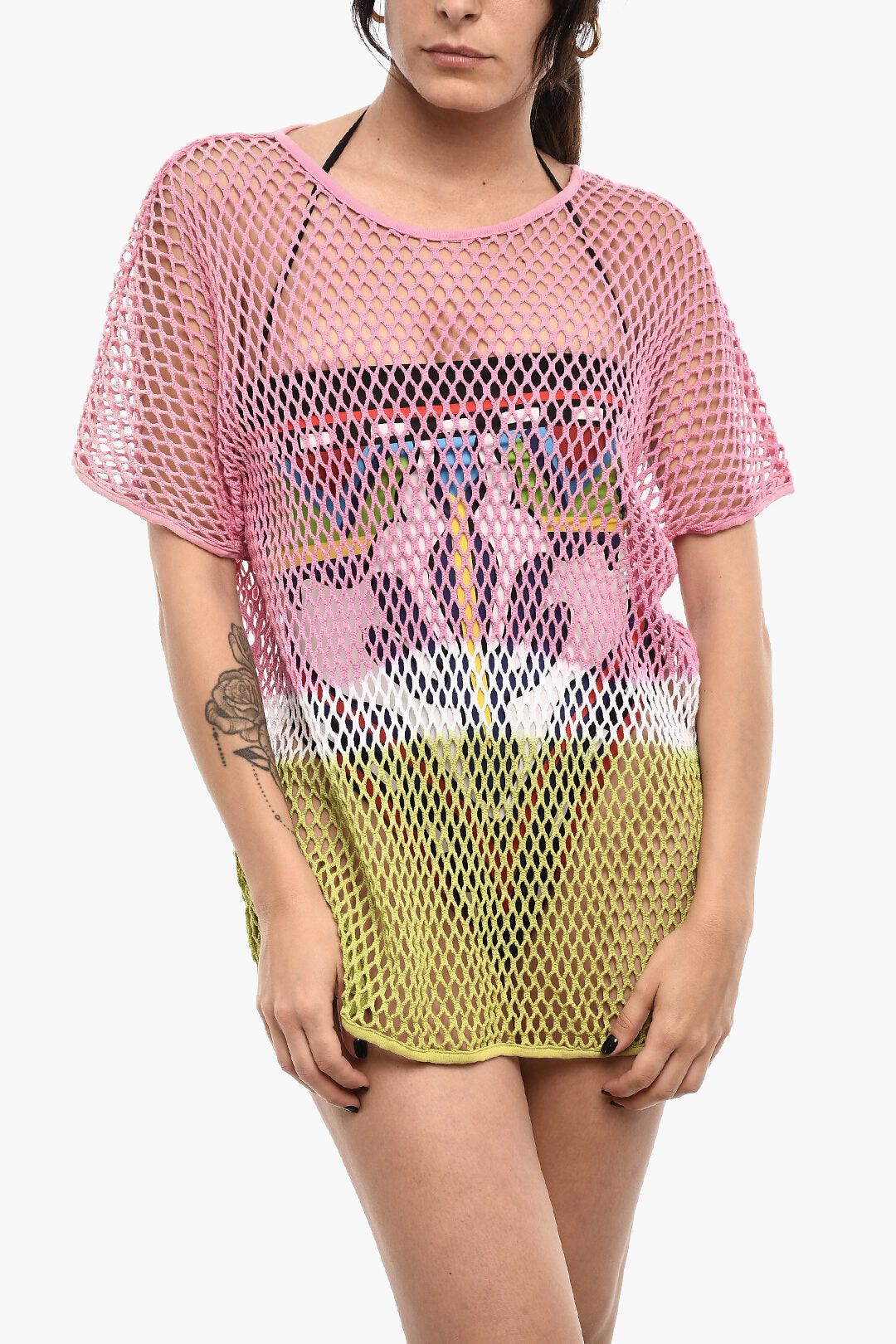 Dsquared2 Openwork Cover-Up With Ombre Effect Size ONE SIZE - 1 Thumbnail