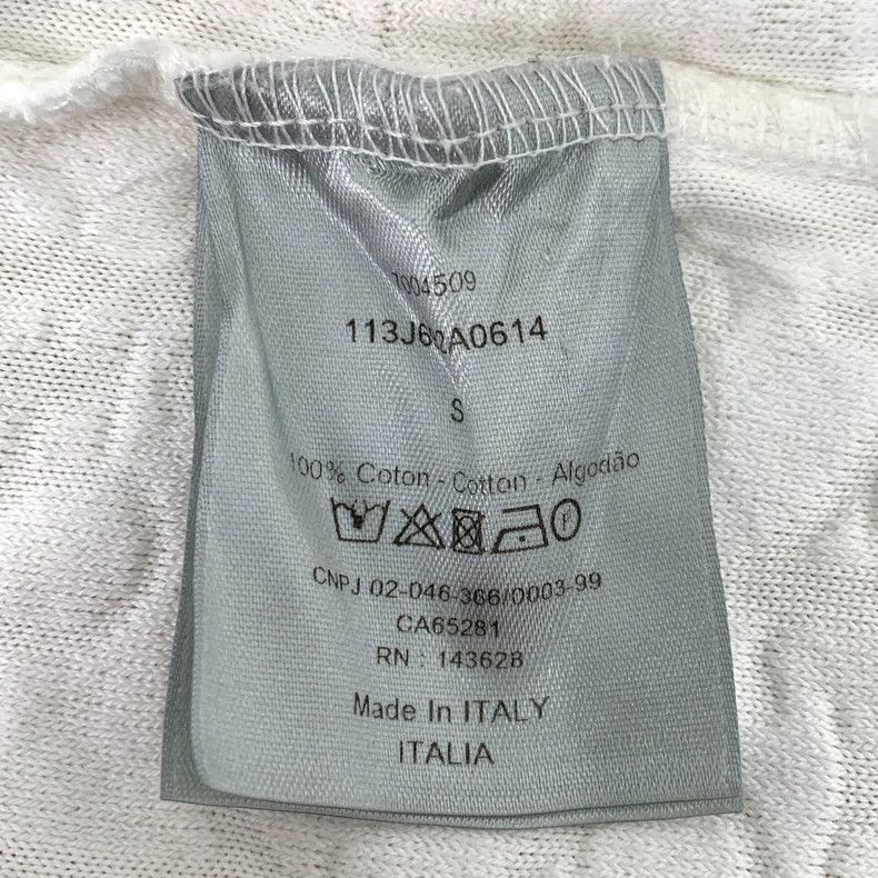 Dior Dior White letter relief full-print cotton round-neck short Size US S / EU 44-46 / 1 - 7 Thumbnail