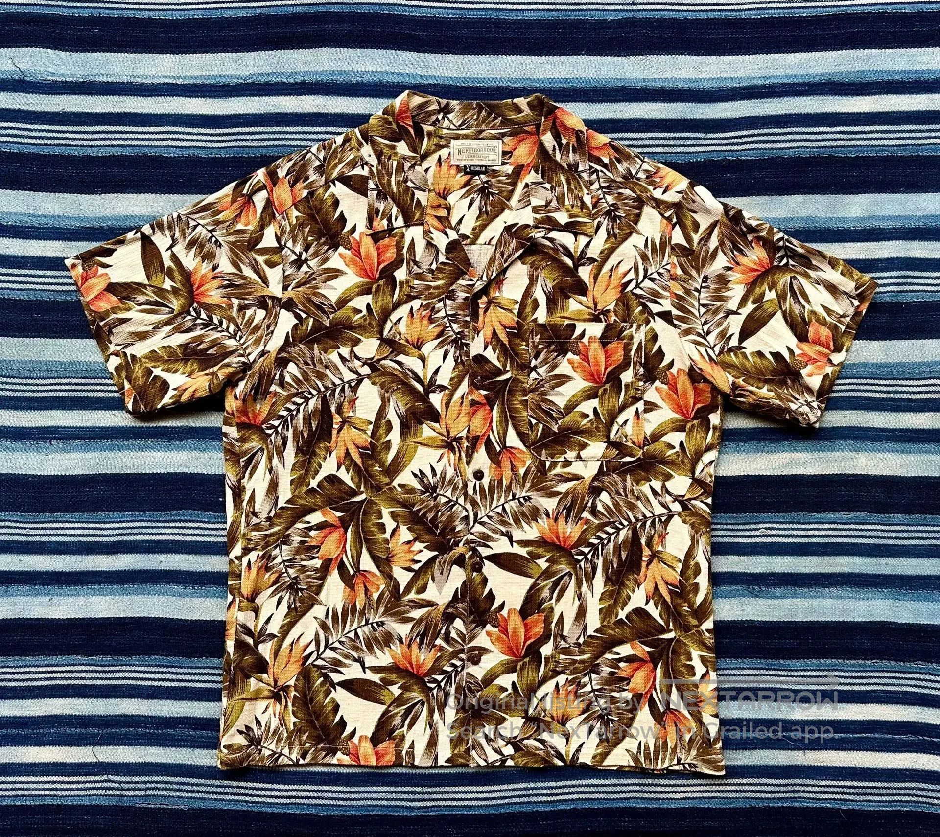 Neighborhood neighborhood aloha floral short sleeve shirt. Size US XL / EU 56 / 4 - 1 Thumbnail