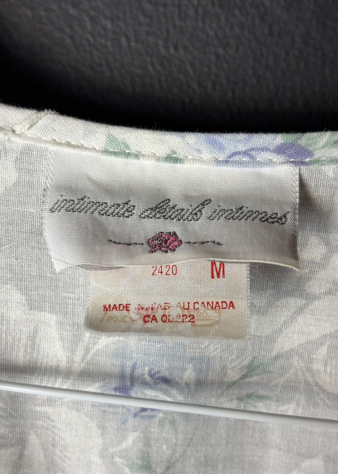 Vintage Two Piece Sleep Set Vintage Slip Dress Beach Cover Pajamas Size M / US 6-8 / IT 42-44 - 5 Thumbnail