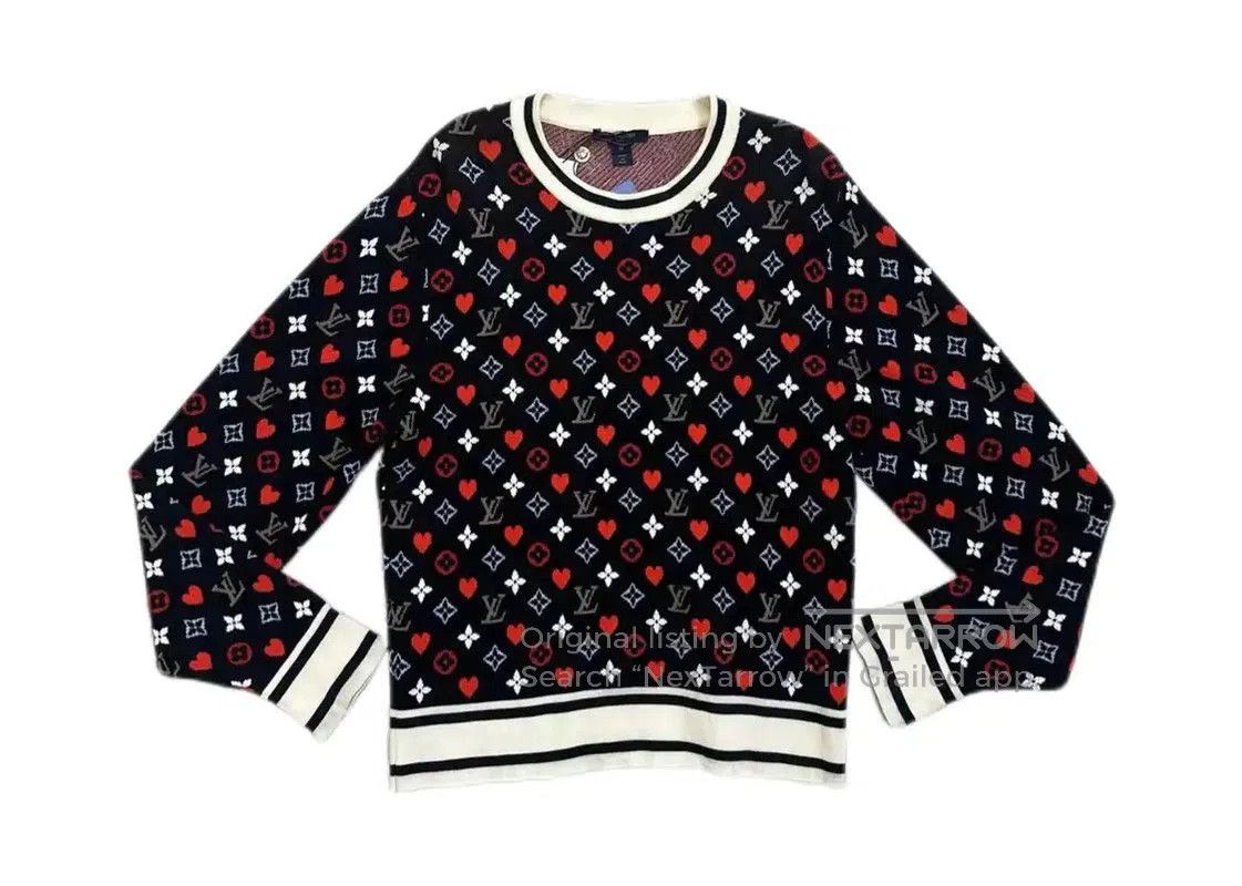 Louis Vuitton Louis Vuitton Spring Autumn Red Knit Sweater . Size M / US 6-8 / IT 42-44 - 1 Thumbnail