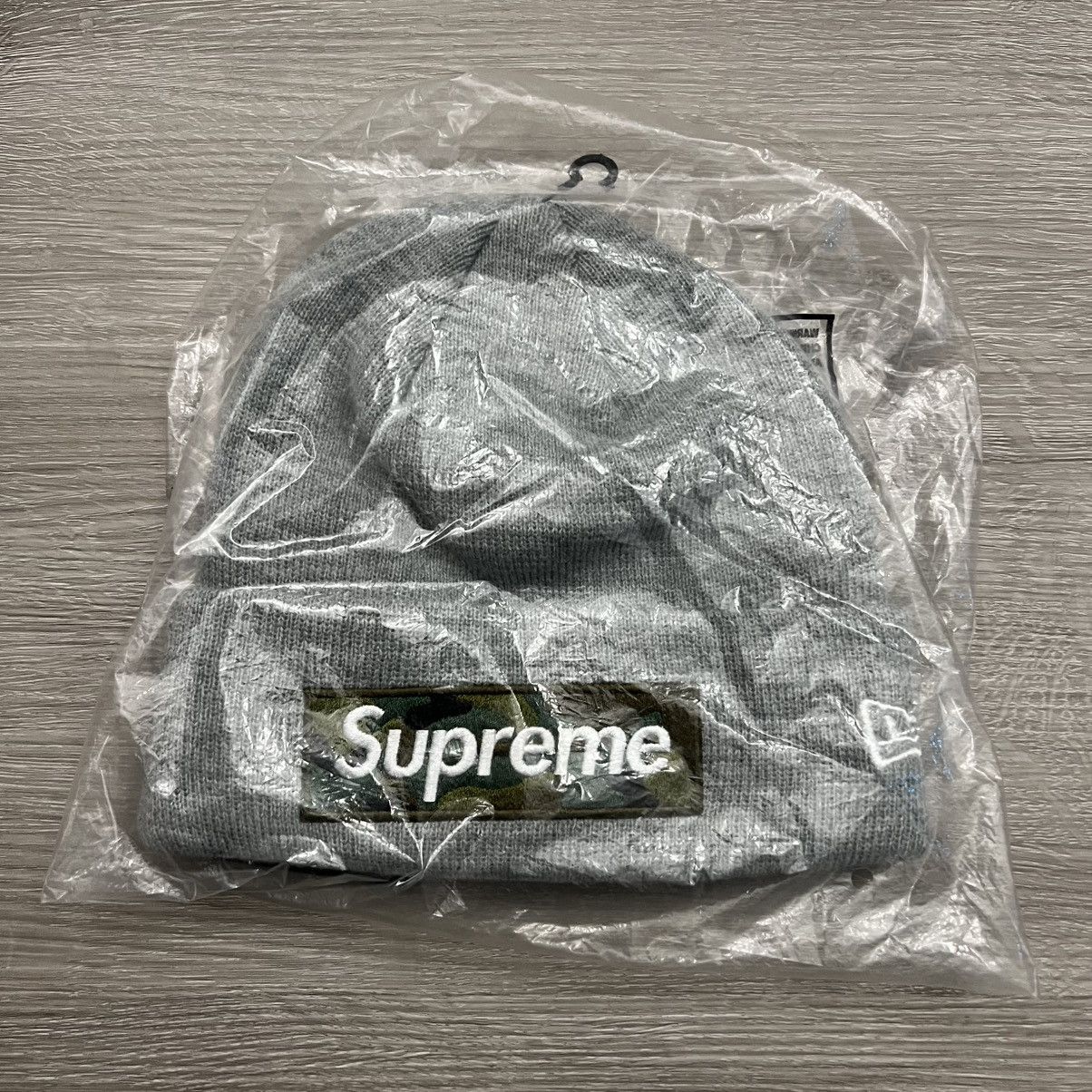 Supreme Supreme New Era Camo Box Logo Beanie Size ONE SIZE - 14 Thumbnail