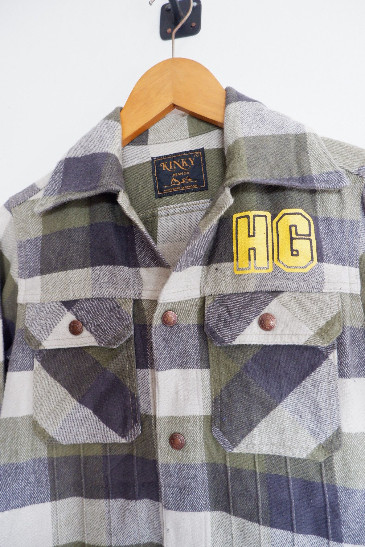 Hysteric Glamour Vintage 2000s Hysteric Glamour Plaid Flannel Jacket Size US S / EU 44-46 / 1 - 3 Thumbnail