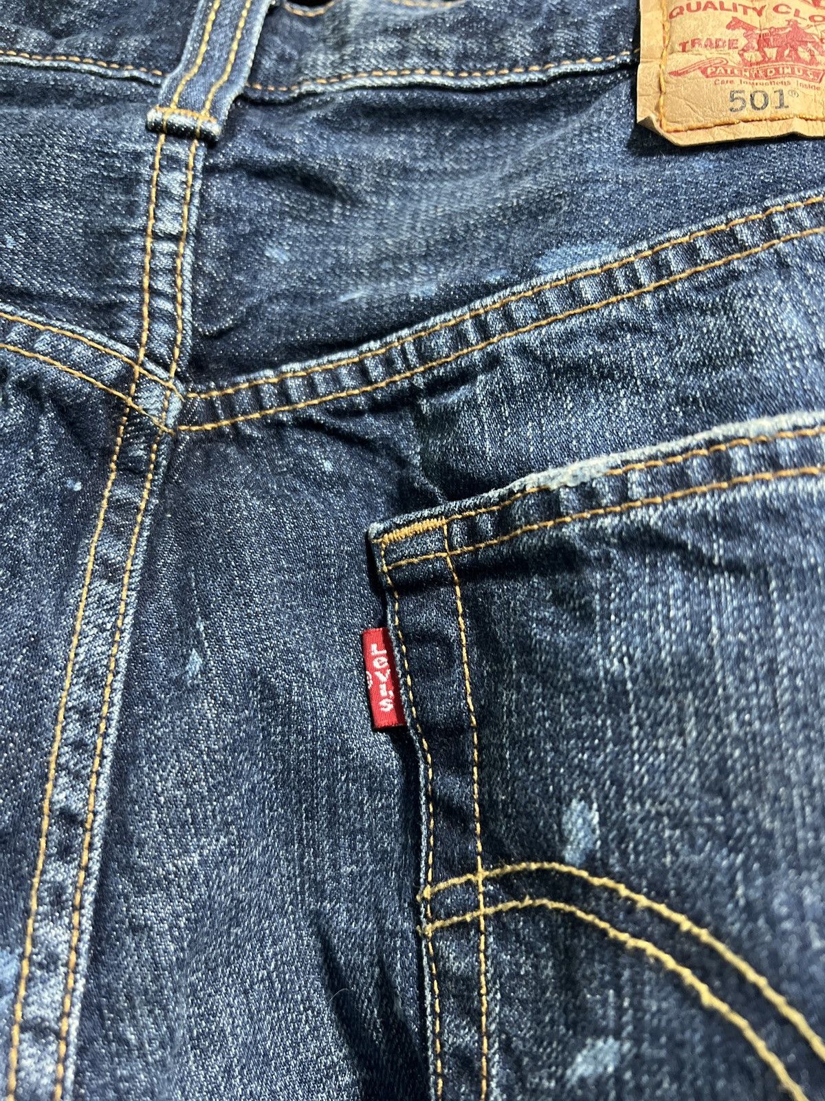 Levi's × Levi's Made & Crafted × Levi's Vintage Clothing Levi’s 501 distress jeans Size US 34 / EU 50 - 3 Thumbnail