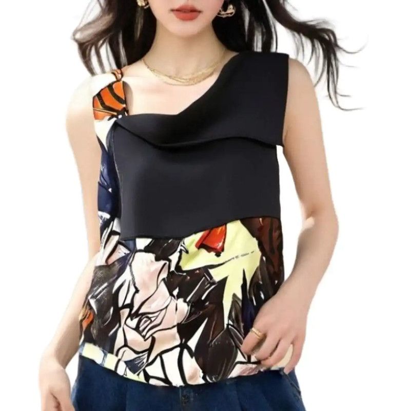Dior Dior Multicolor Silk Short Sleeve Top 0089 Size XS / US 0-2 / IT 36-38 - 1 Thumbnail