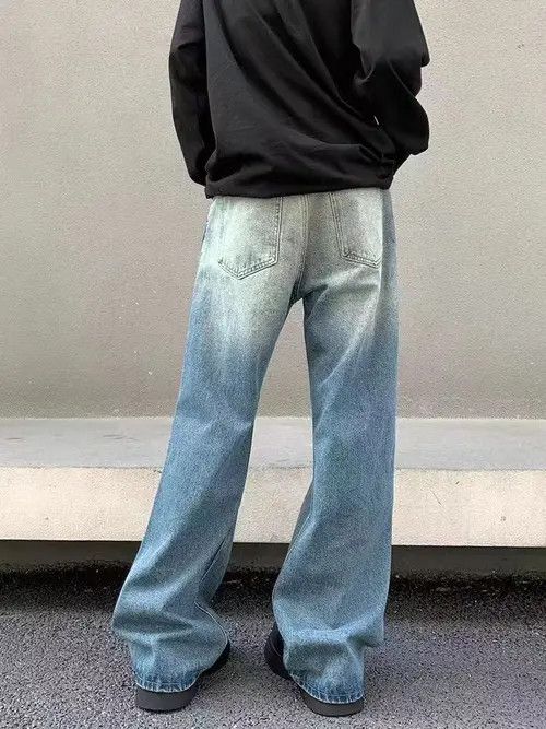 Japanese Brand × Jean Vintage vibe style washed and aged blue micro jeans Size US 32 / EU 48 - 4 Thumbnail