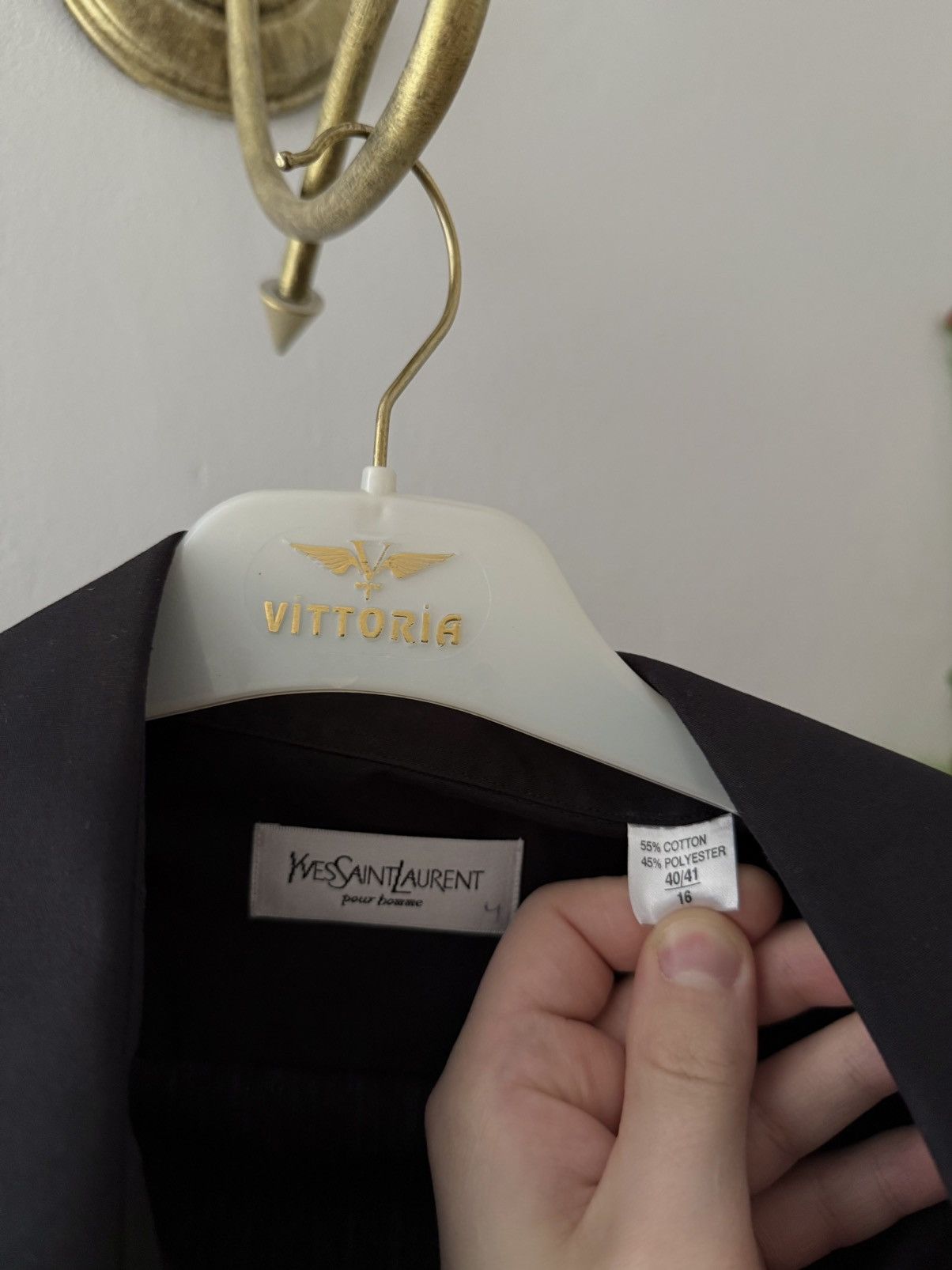 Yves Saint Laurent Vintage Yves Saint Laurent YSL Button Up Shirt Size US L / EU 52-54 / 3 - 10 Thumbnail