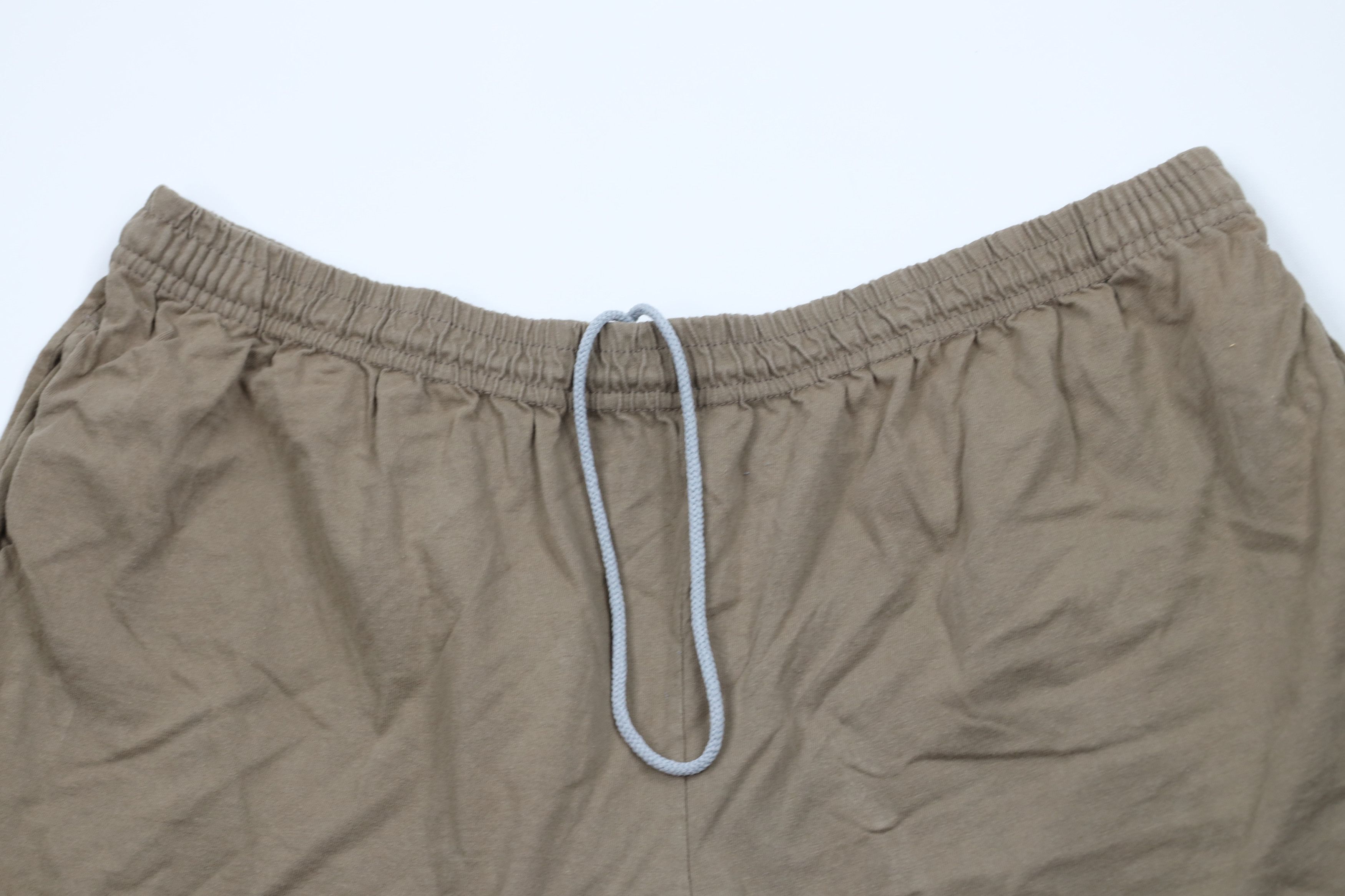 Vintage Vintage 90s Y2K Streetwear Cotton Above Knee Shorts Khaki Size US 40 / EU 56 - 2 Thumbnail