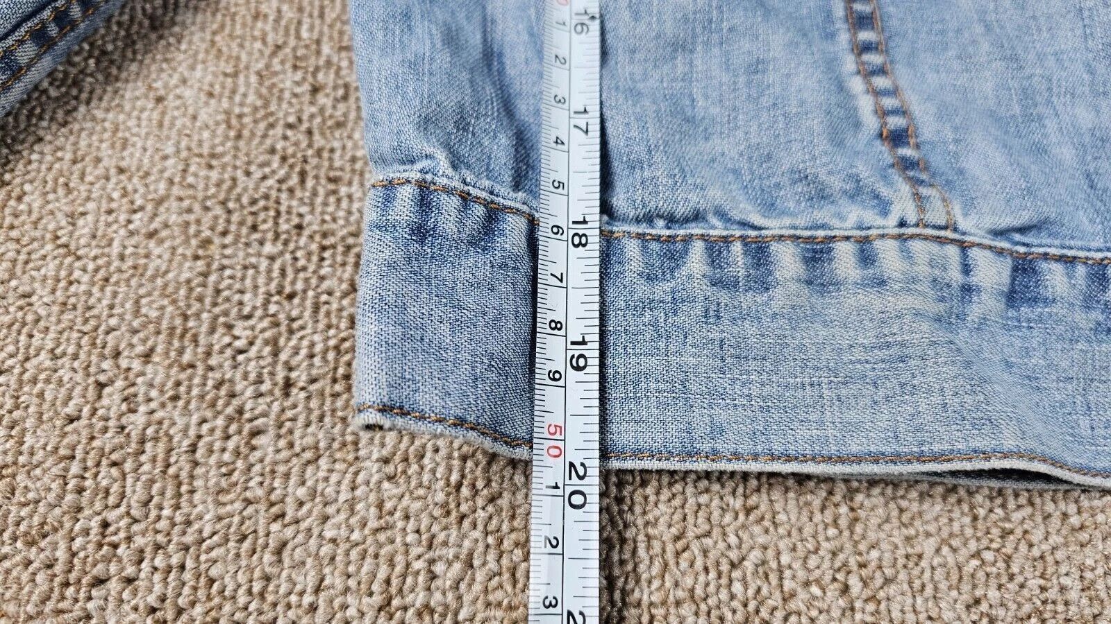 Dolce & Gabbana × Vintage Vintage 90s Dolce & Gabbana Cropped Denim Jacket Size XL / US 12-14 / IT 48-50 - 14 Thumbnail