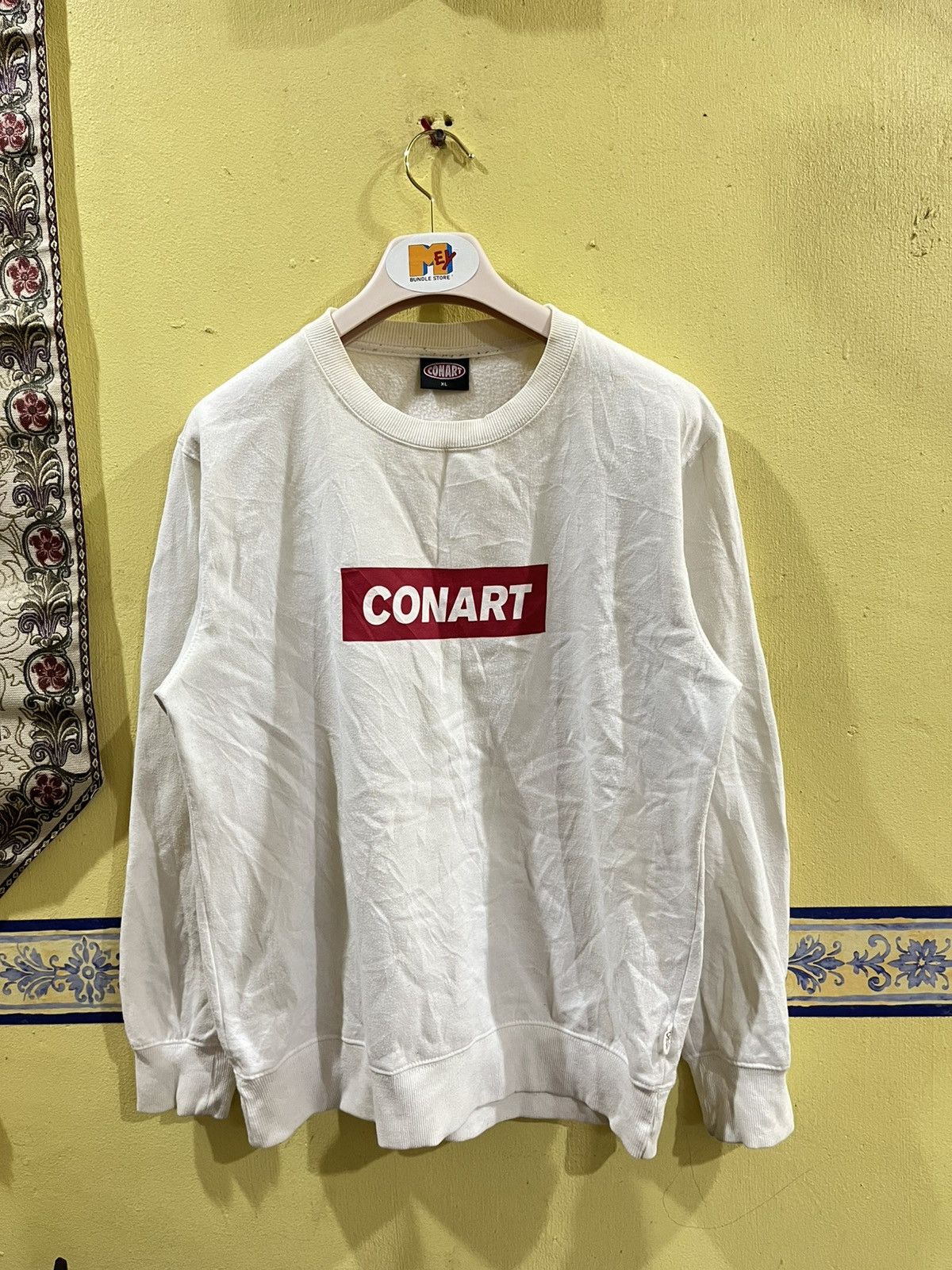 Vision Streetwear vintage Conart crewneck sweatshirt with a red box logo Size US XL / EU 56 / 4 - 1 Thumbnail