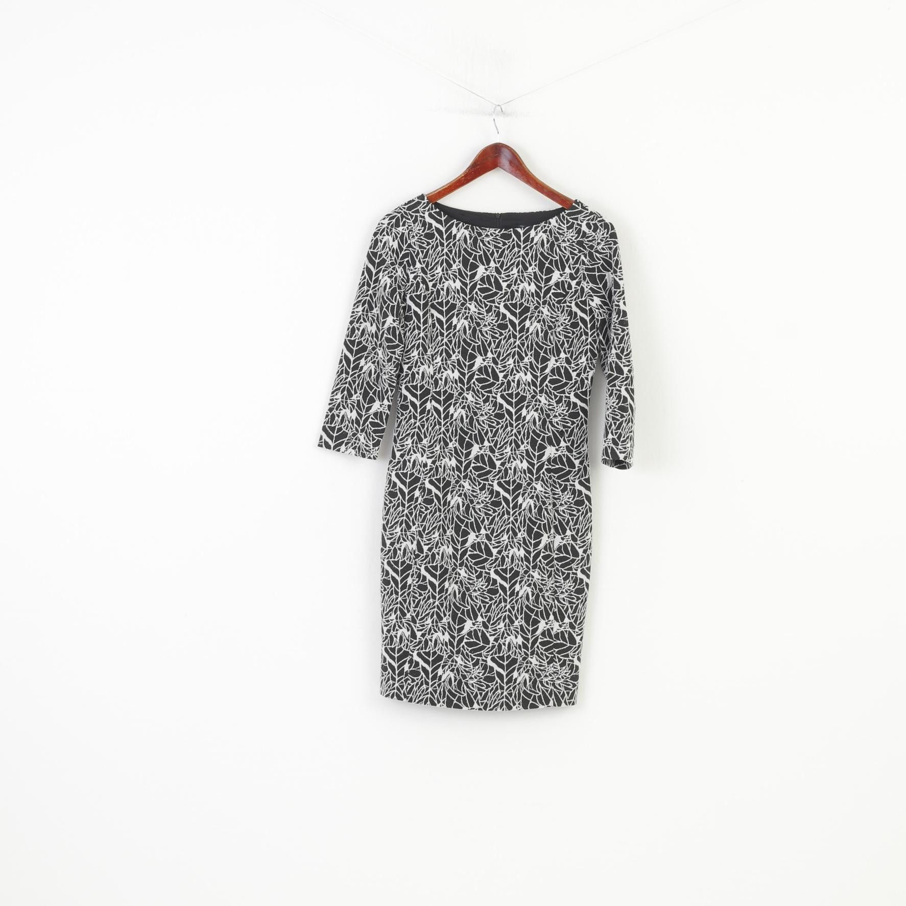 Armani Armani Jeans Woman 42 M Dress Black Flower Print 4109 Size M / US 6-8 / IT 42-44 - 2 Thumbnail
