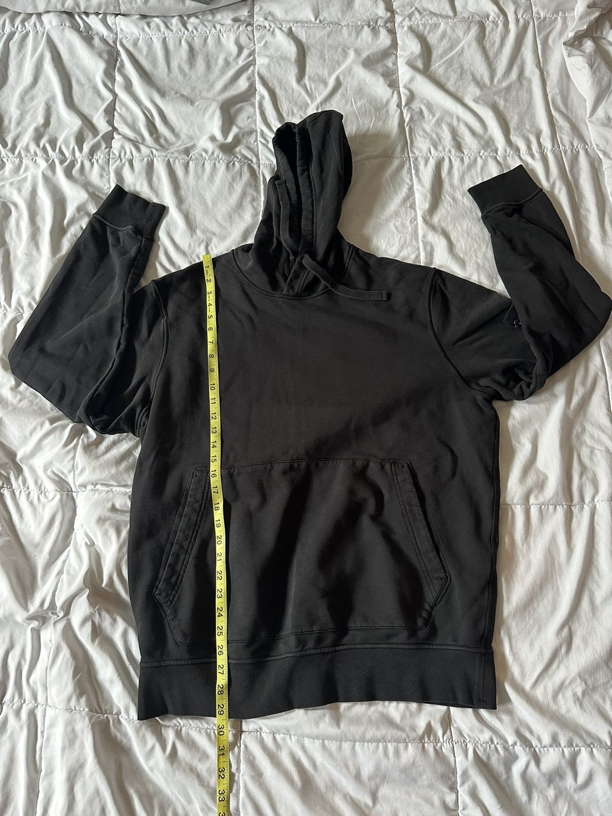 image of Stone Island Pullover Hoodie in Black, Men's (Size XL)