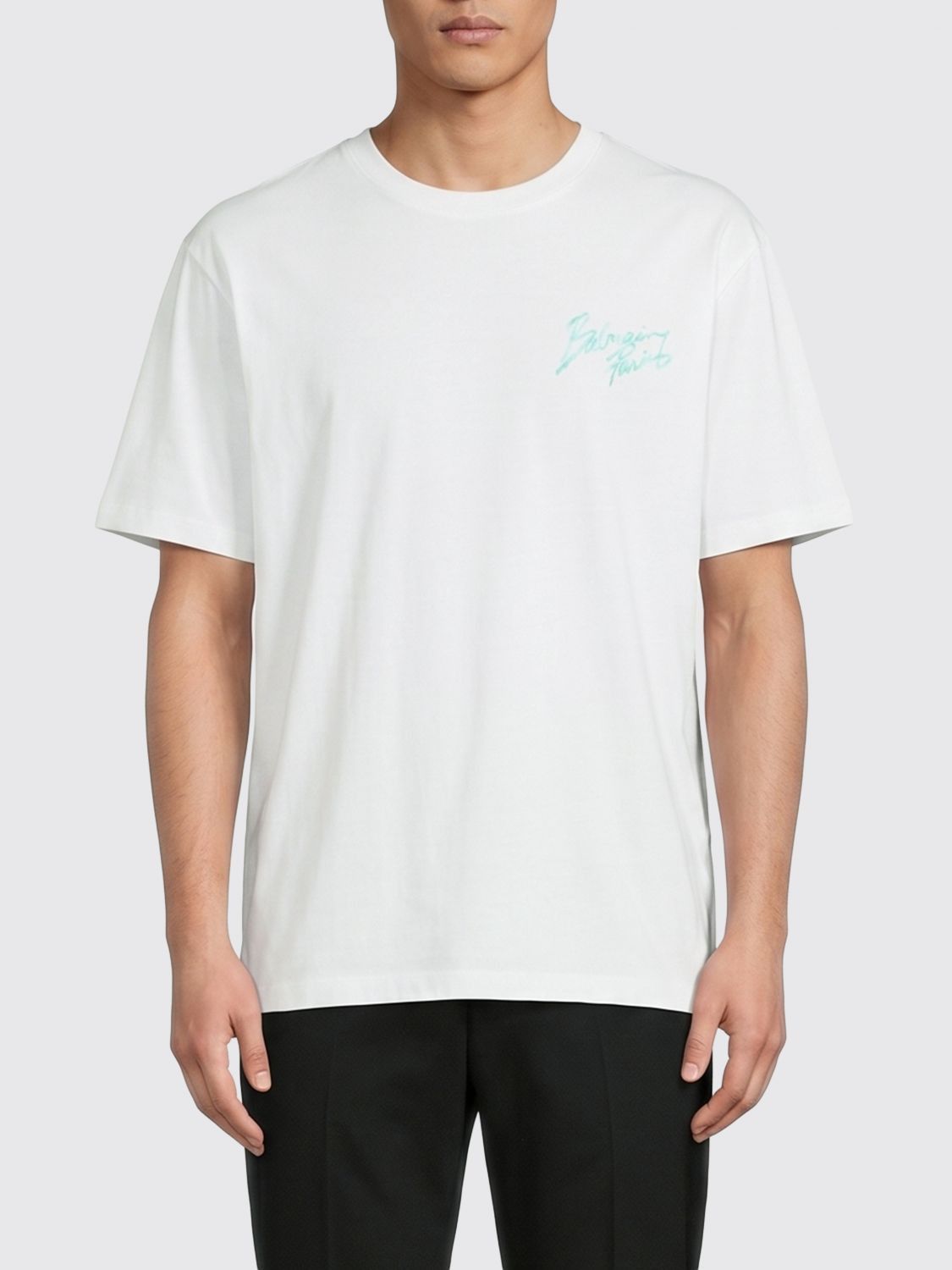 Balmain Balmain T-Shirt Men White Size US XL / EU 56 / 4 - 1 Thumbnail