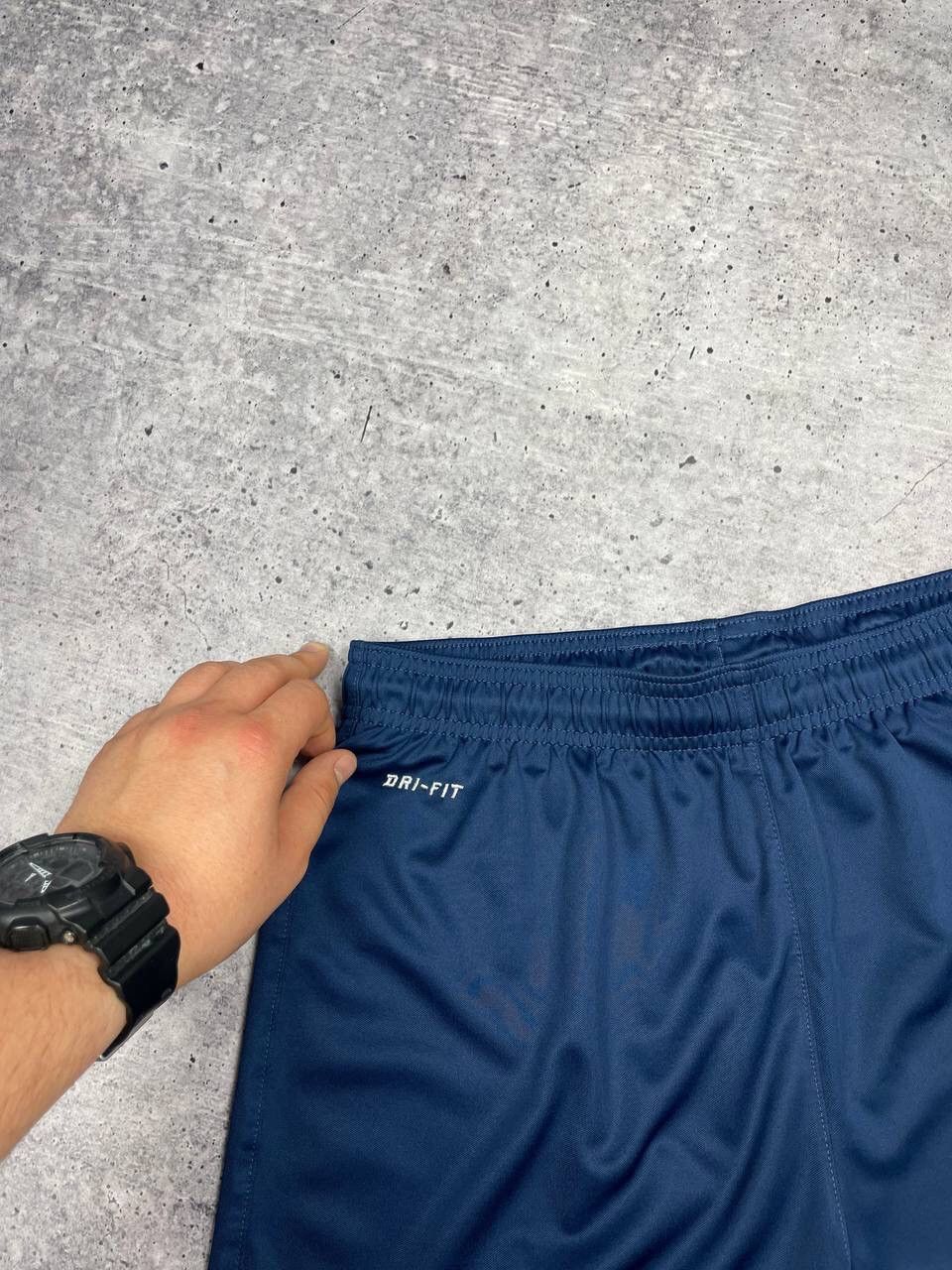 Nike × Vintage Vintage Nike 90’s Y2K Style Drill Blue Soccer Dri-Fit Shorts Size US 30 / EU 46 - 7 Thumbnail