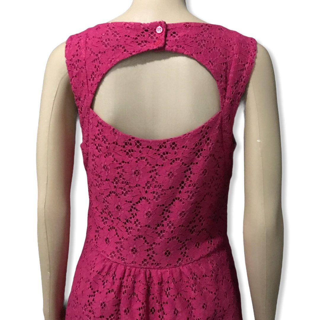 Anthropologie Anthropologie Deletta Silverfield Pink Lace Eyelet Dress M Size M / US 6-8 / IT 42-44 - 5 Thumbnail