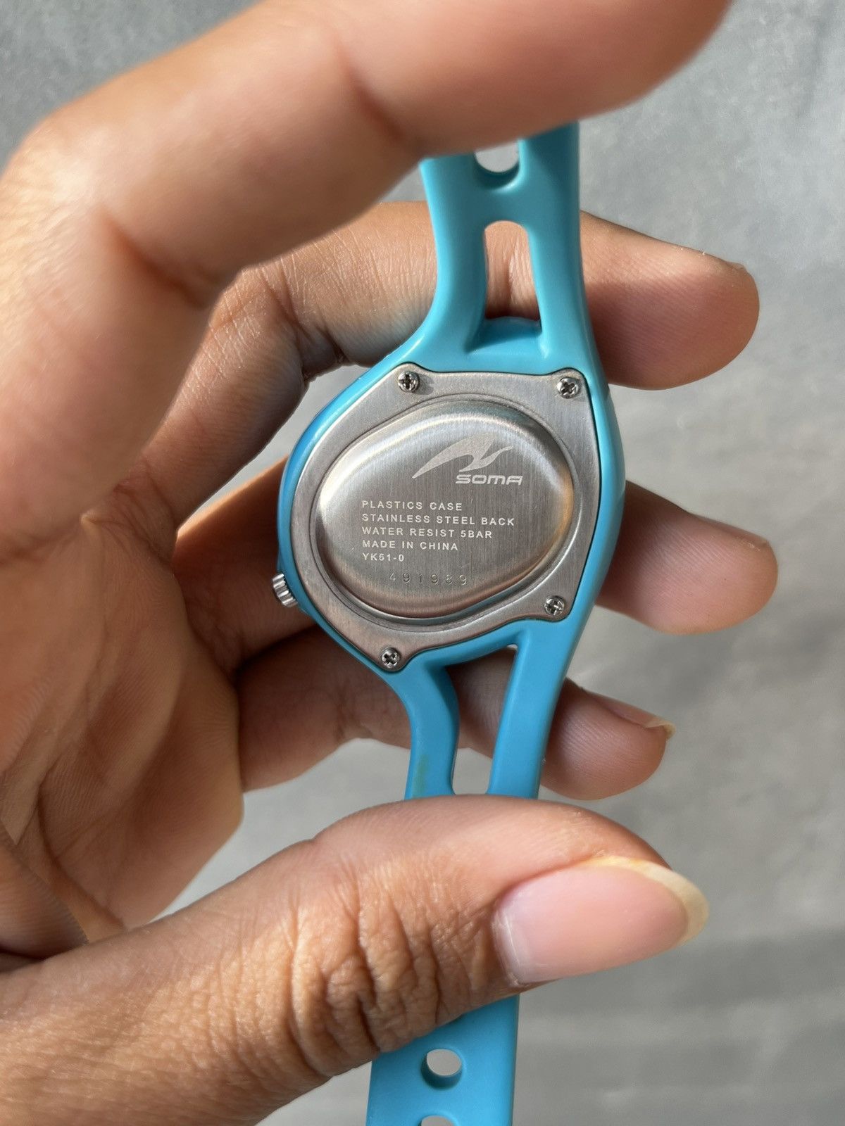 Seiko Y2k SOMA Watch Analog Baby Blue by Seiko Size ONE SIZE - 6 Thumbnail