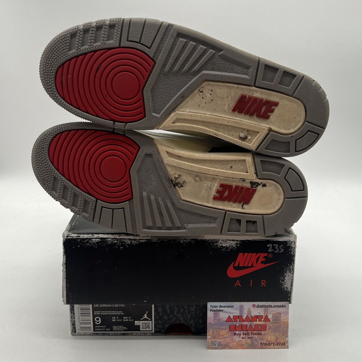 Jordan Brand Air Jordan 3 white cement reimagined Size US 9 / EU 42 - 7 Thumbnail