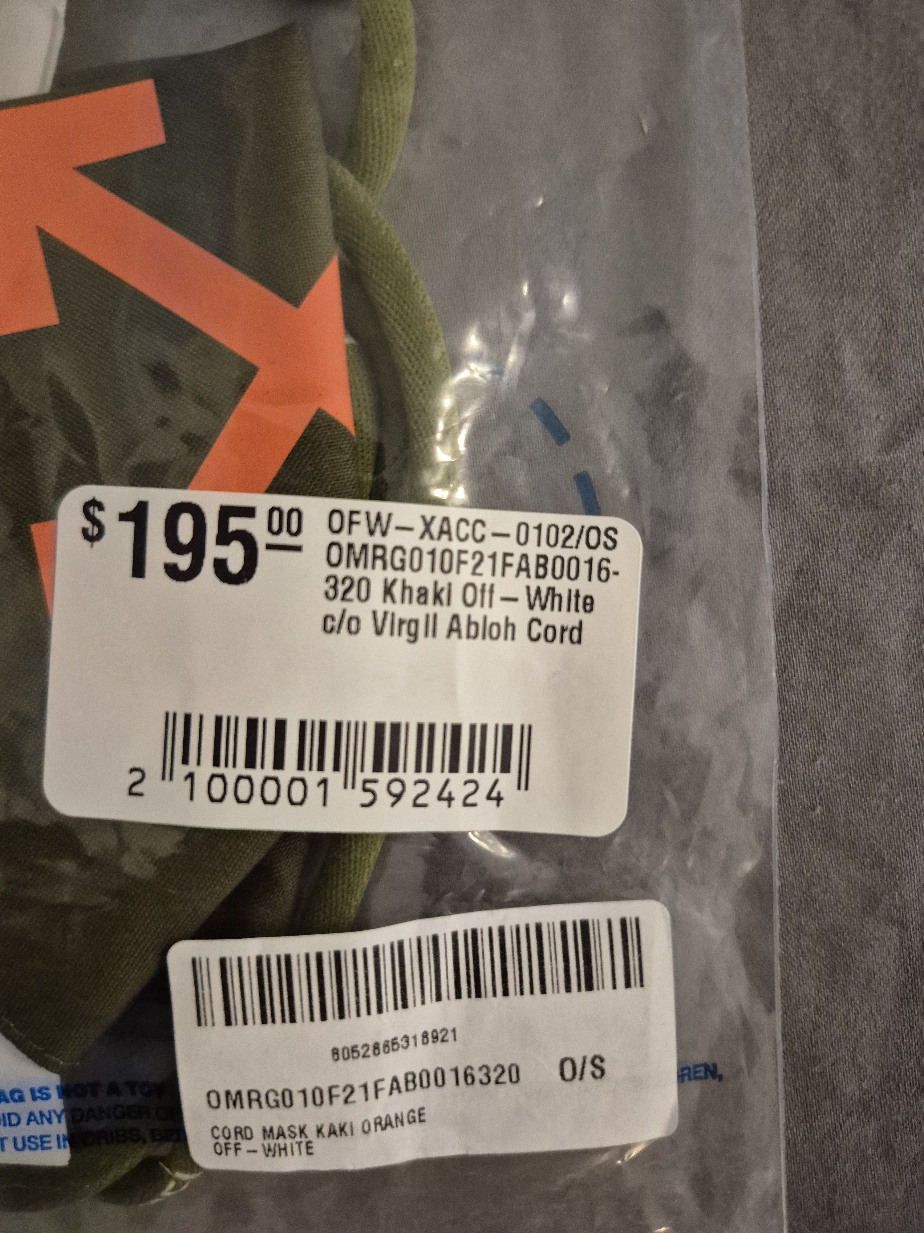 Off-White Off-White Face Mask Brand New Size ONE SIZE - 6 Thumbnail