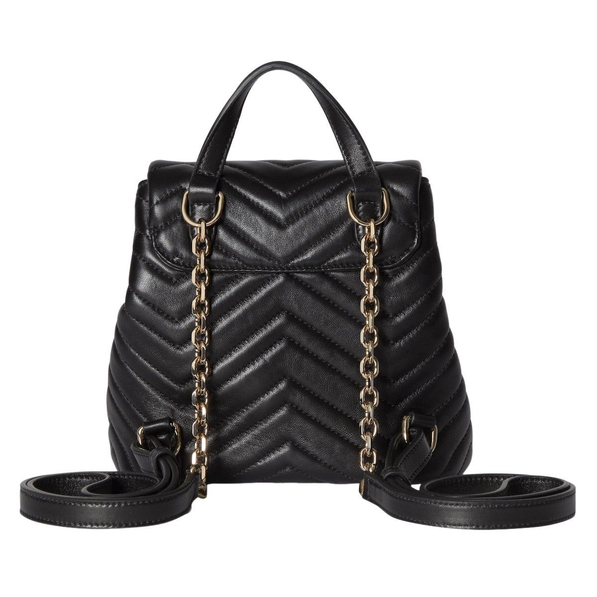 Gucci GUCCI GG Marmont Mini $2950 Black Backpack New & Authentic Size ONE SIZE - 3 Thumbnail