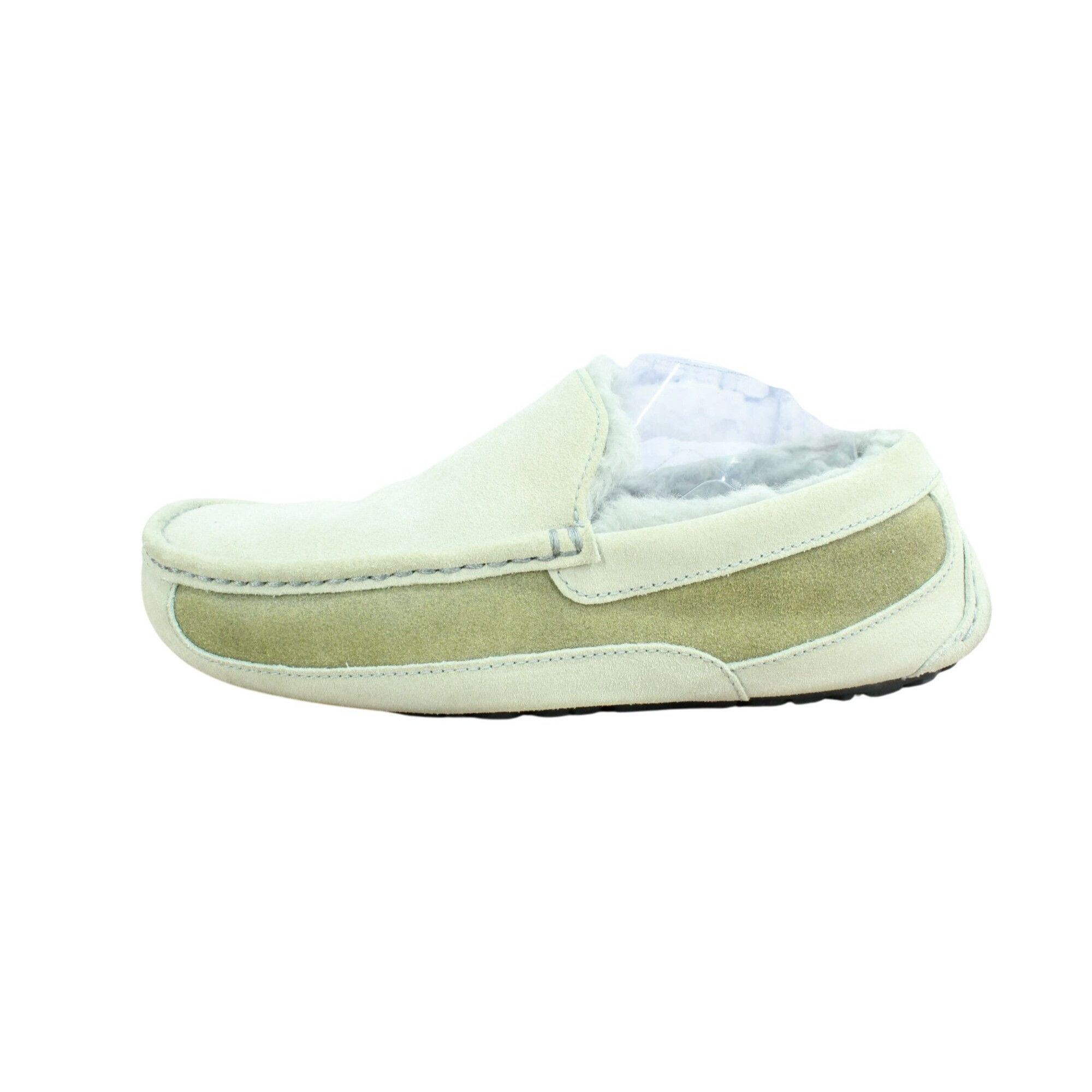 Ugg UGG Ascot Gray Suede Wool Lined Moccasin Slippers Size US 9 / EU 42 - 1 Thumbnail