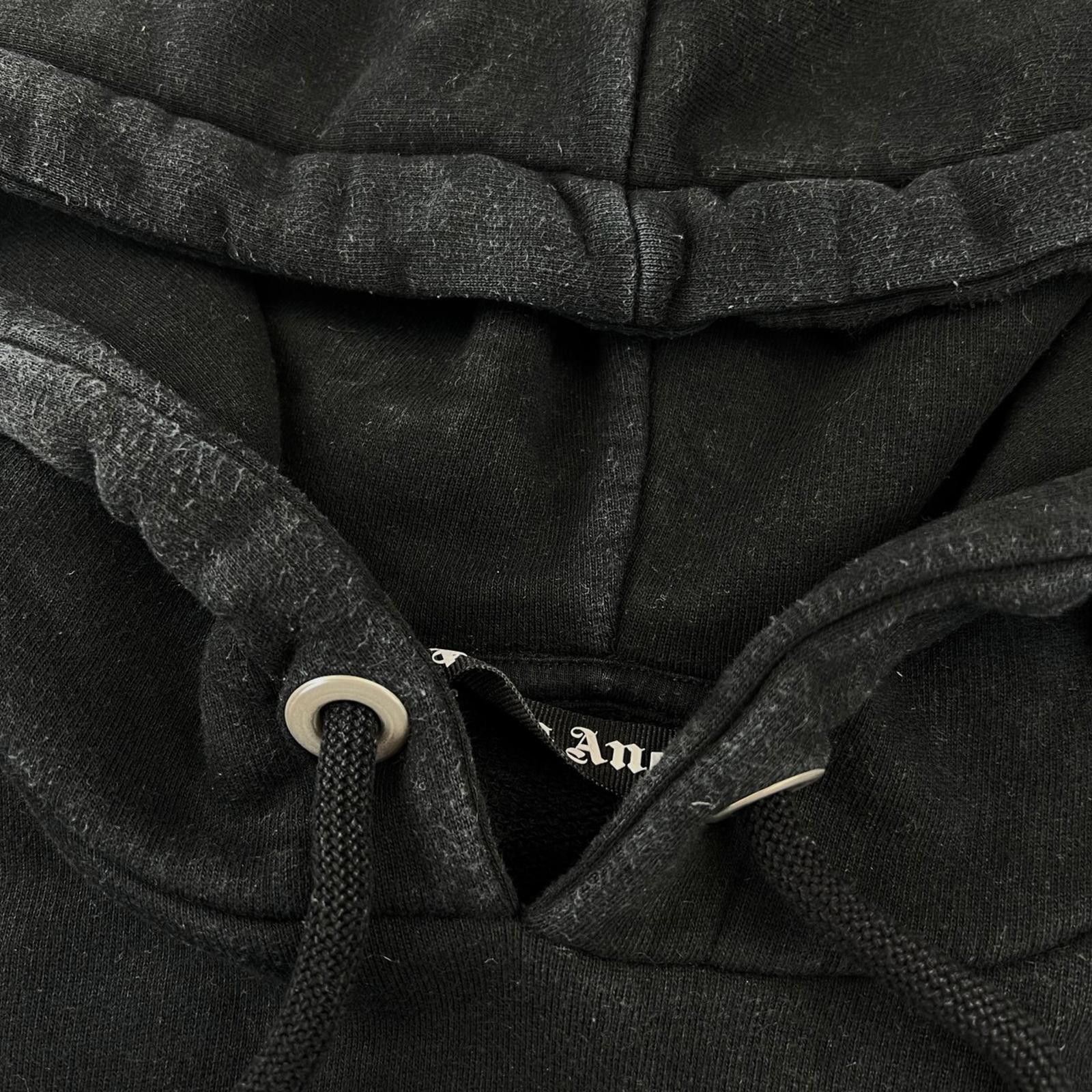 Palm Angels Palm Angels Yellow Spray Logo Black Hoodie Size US M / EU 48-50 / 2 - 3 Thumbnail