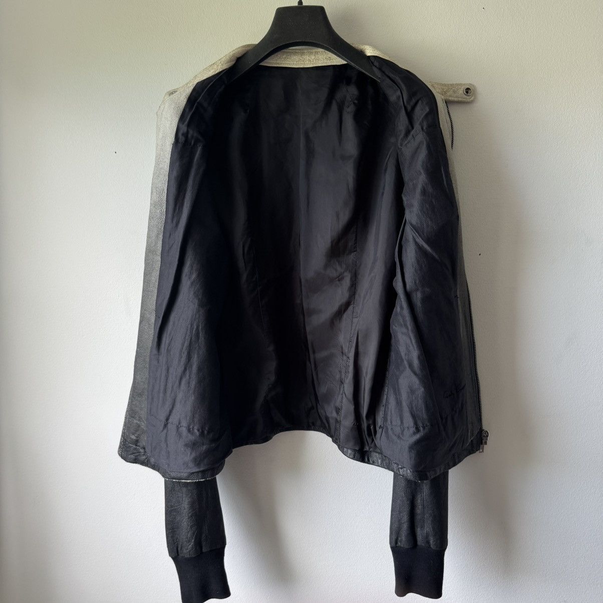 Rick Owens Rick Owens SS09 Gradient Blistered Intarsia Leather Jacket Size US M / EU 48-50 / 2 - 13 Thumbnail