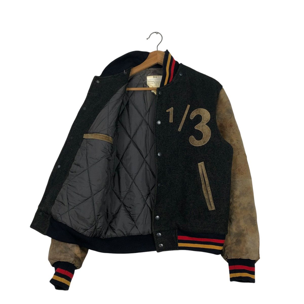 Vintage 🔥VINTAGE VARSITY JACKET LEATHER BCM MADE IN JAPAN Size US M / EU 48-50 / 2 - 13 Thumbnail