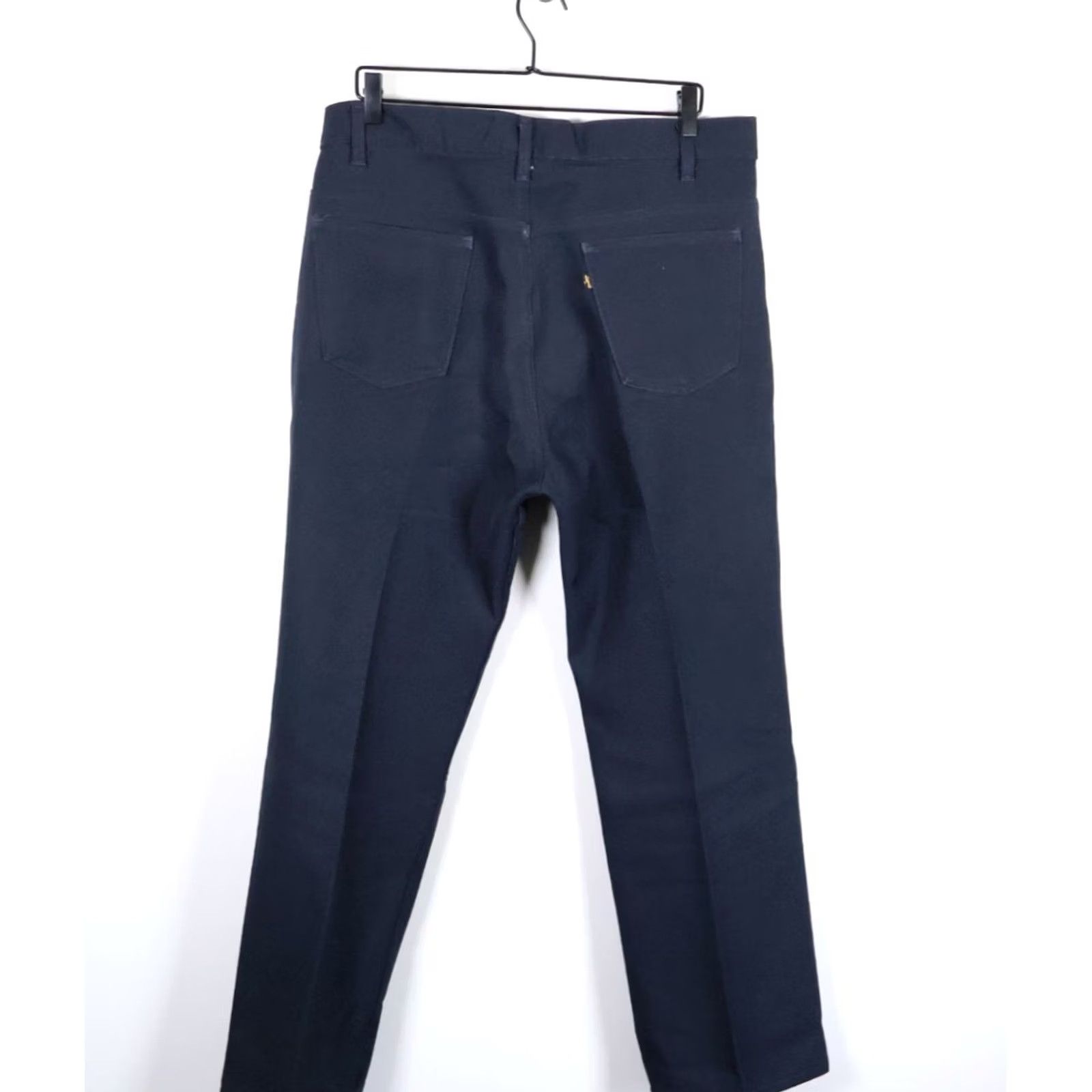 Levi's VINTAGE Levi'S Pants Mens 36 Blue 90s Bootcut Men Dark Polyester Slacks Scovill Size US 36 / EU 52 - 2 Thumbnail