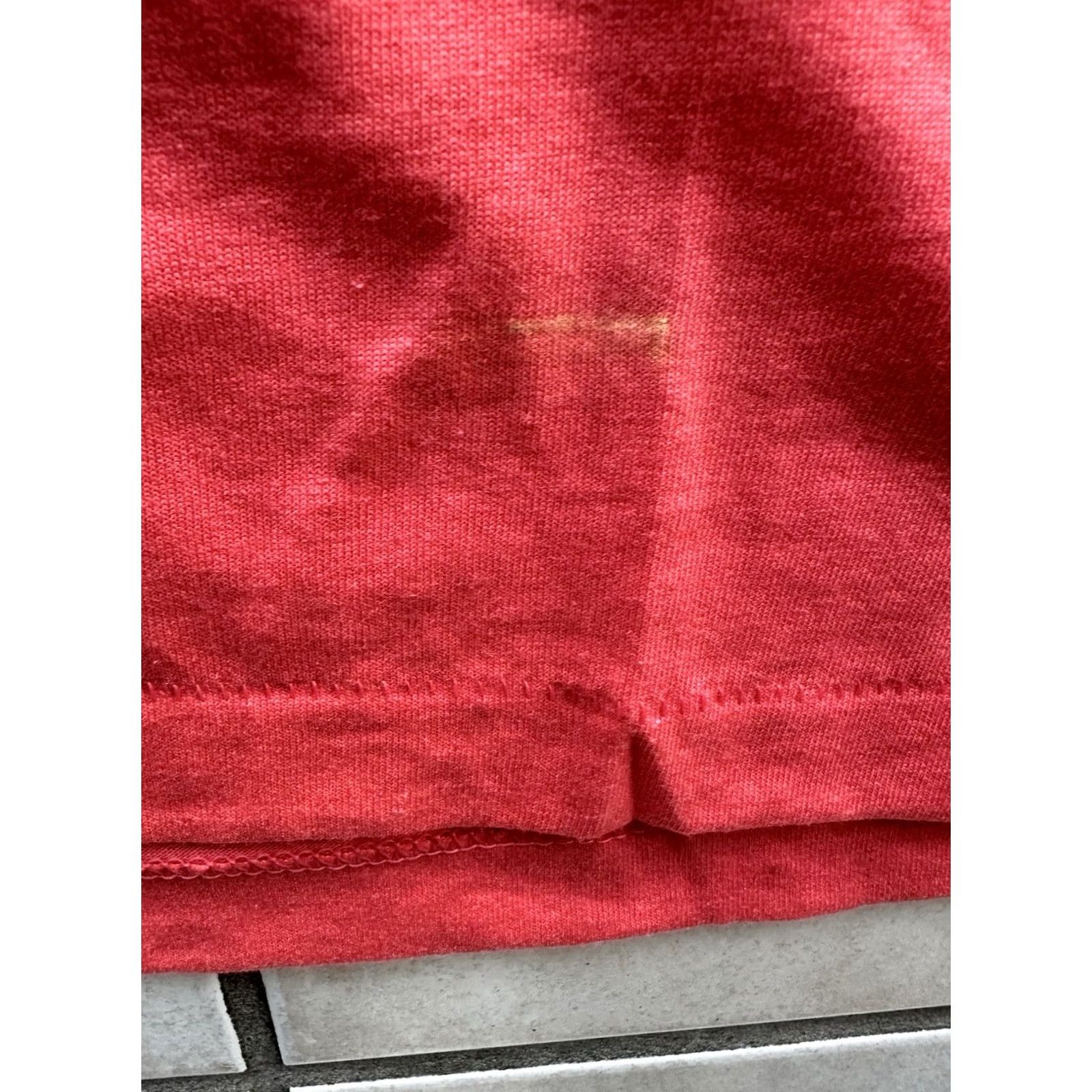 Vintage VINTAGE Screen Stars T-Shirt Coral 80s 90s Single Stitch Made In USA L Mens Size US L / EU 52-54 / 3 - 5 Thumbnail